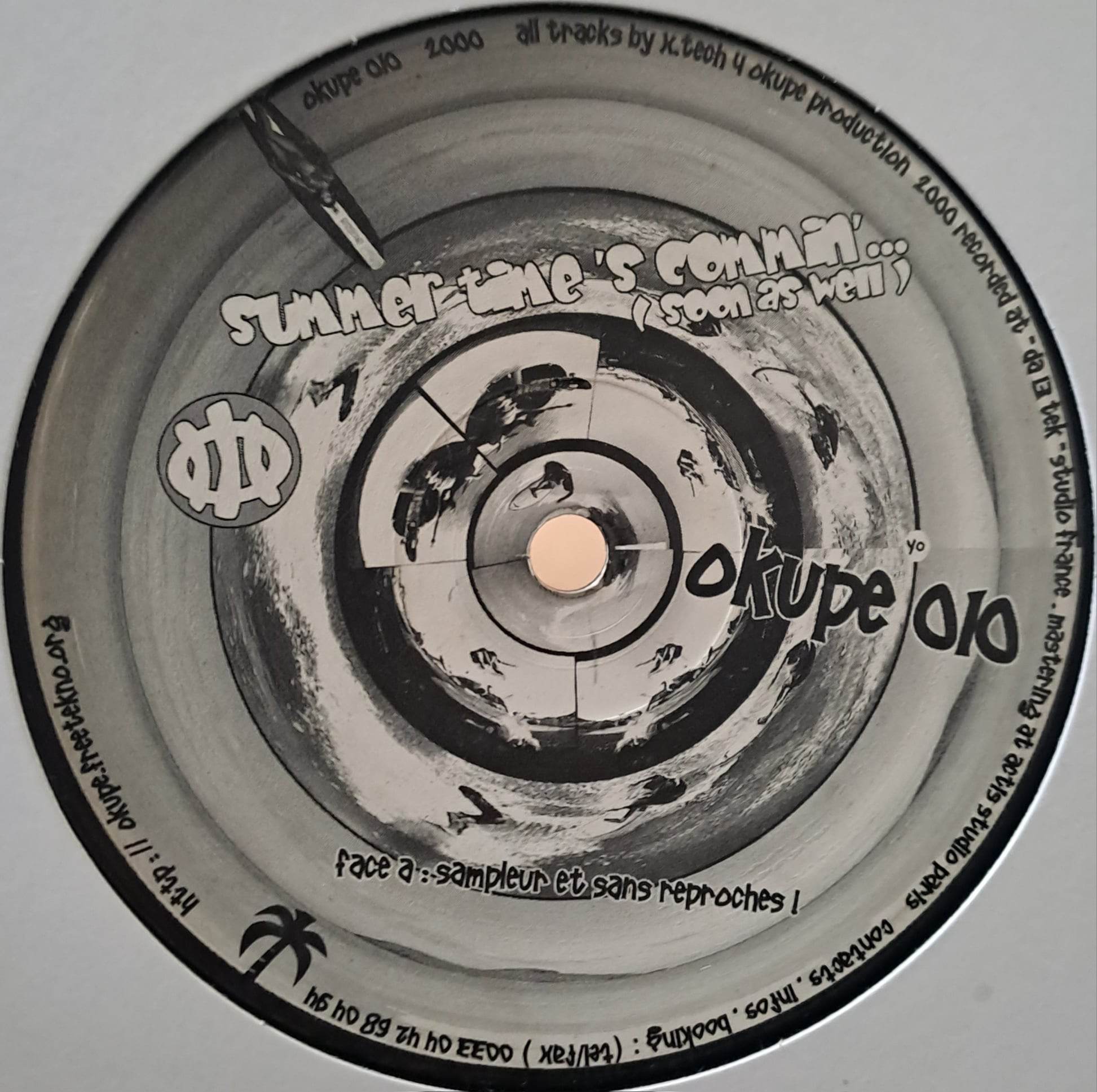 1) Okupe 10 - vinyle freetekno