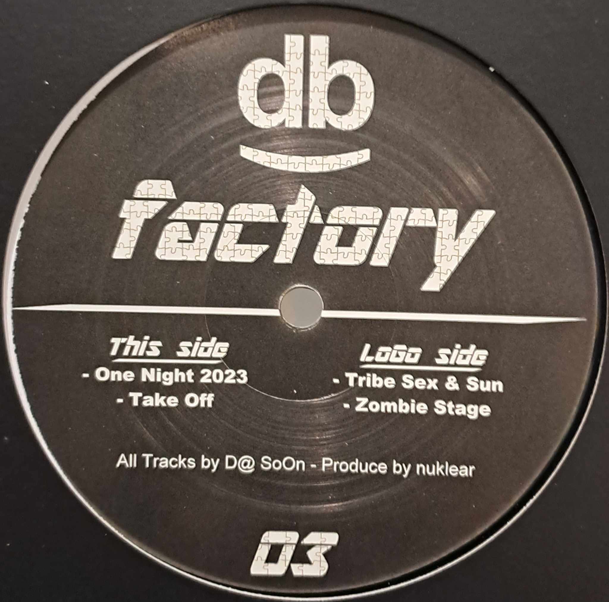 DB Factory 03 (dernières copies en stock) - vinyle acid
