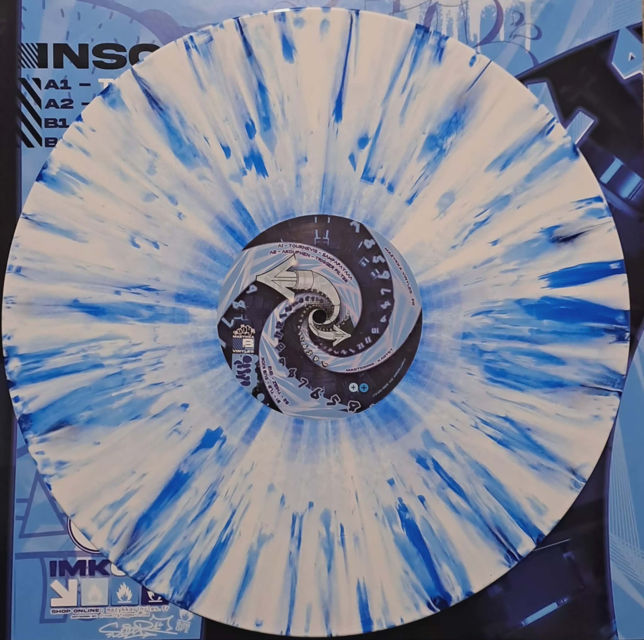 Insomniake 004 Splatter - vinyle freetekno