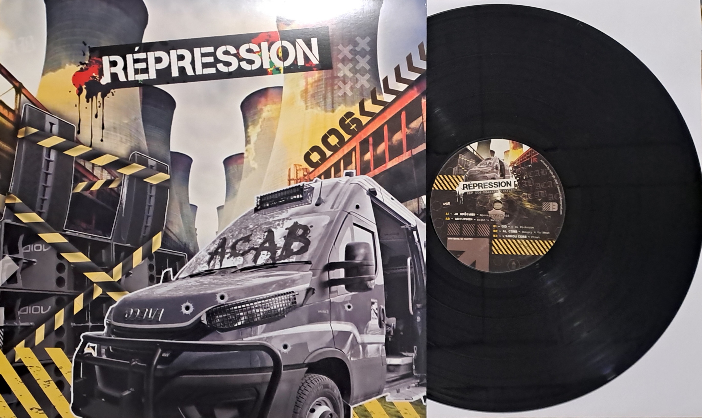 Répression 006 Black - vinyle hardcore