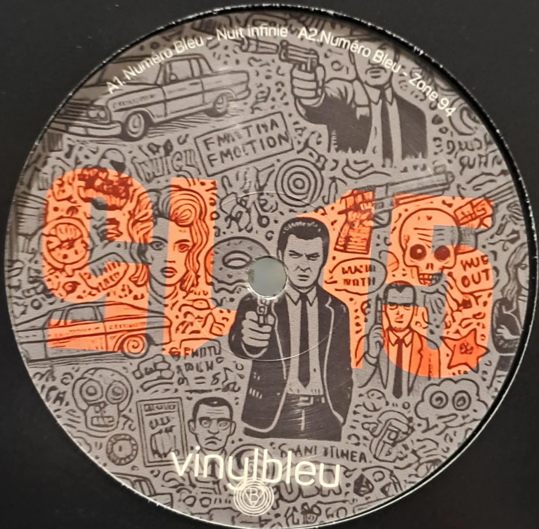 Vinylbleu 15 - vinyle electro