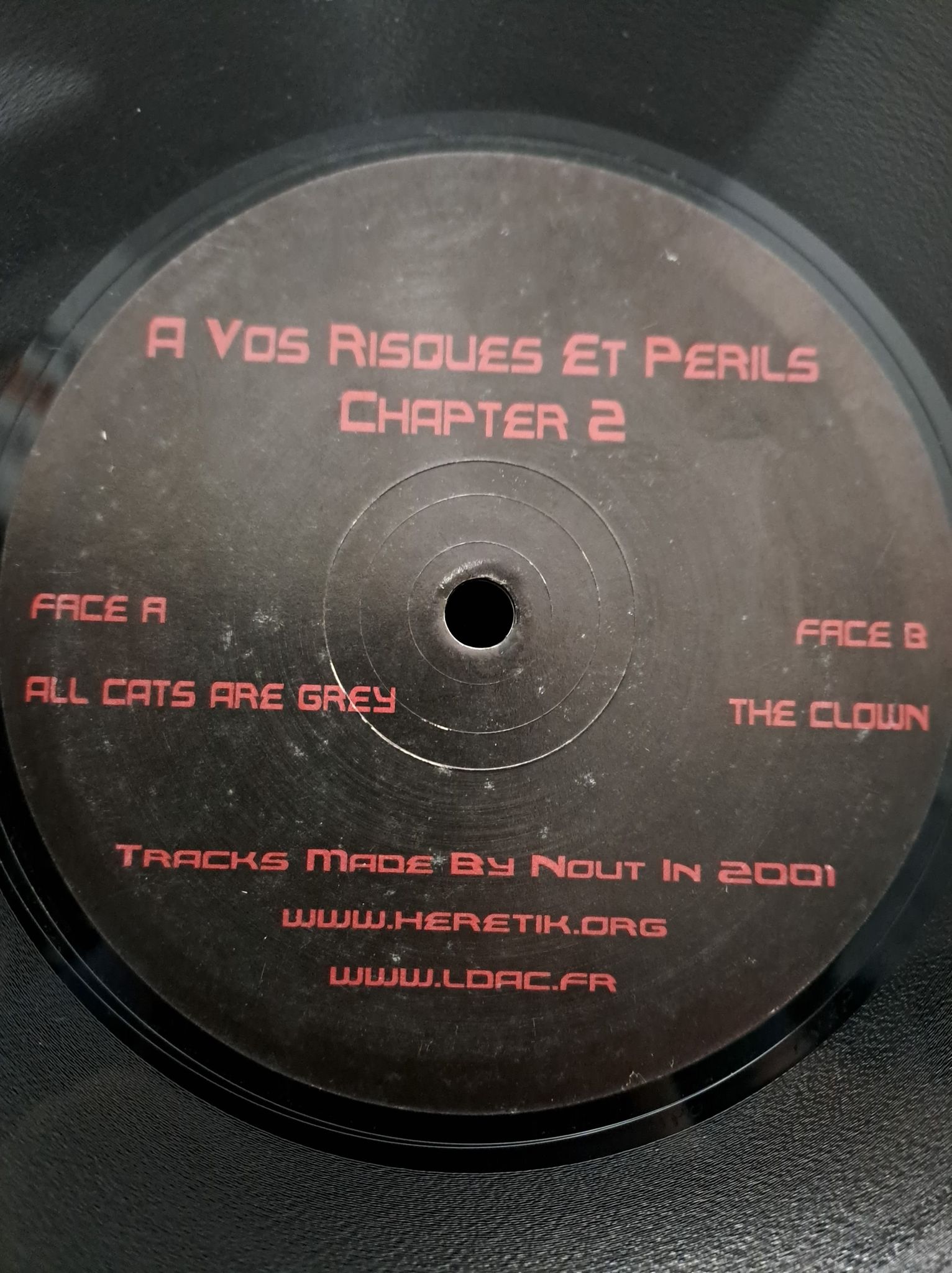A Vos Risques Et Perils 02 (Original 2001) - vinyle freetekno