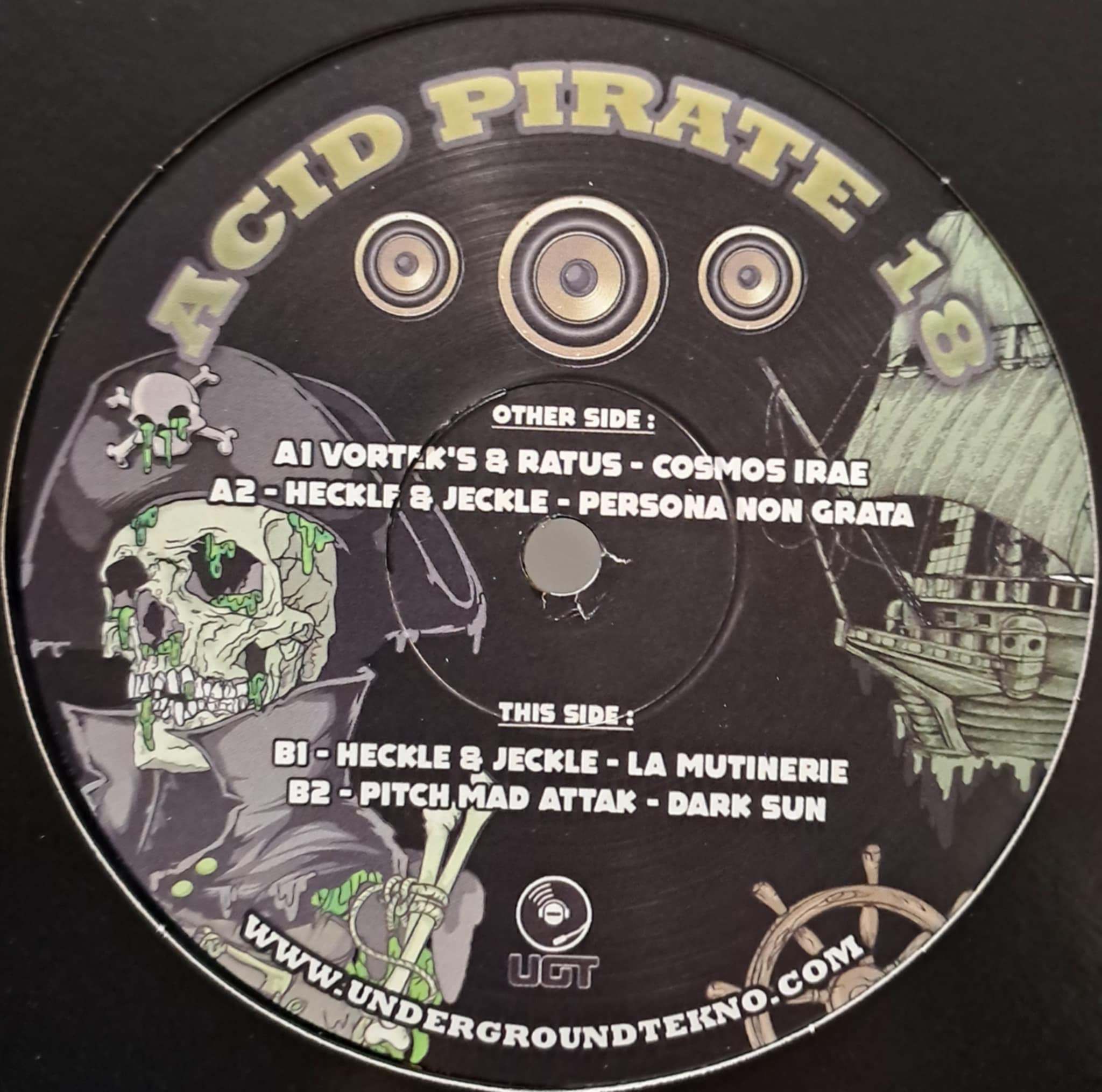 Acid Pirate 18  (toute dernière copie en stock) - vinyle acidcore