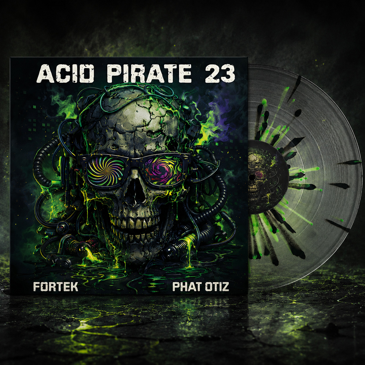 Acid Pirate 23 Splatter - vinyle acid