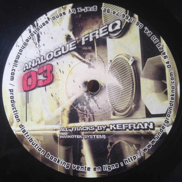 Analog Frequencies 03 - vinyle hardcore