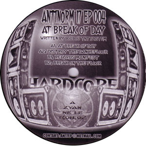 Antinorm 17 004 - vinyle hardcore
