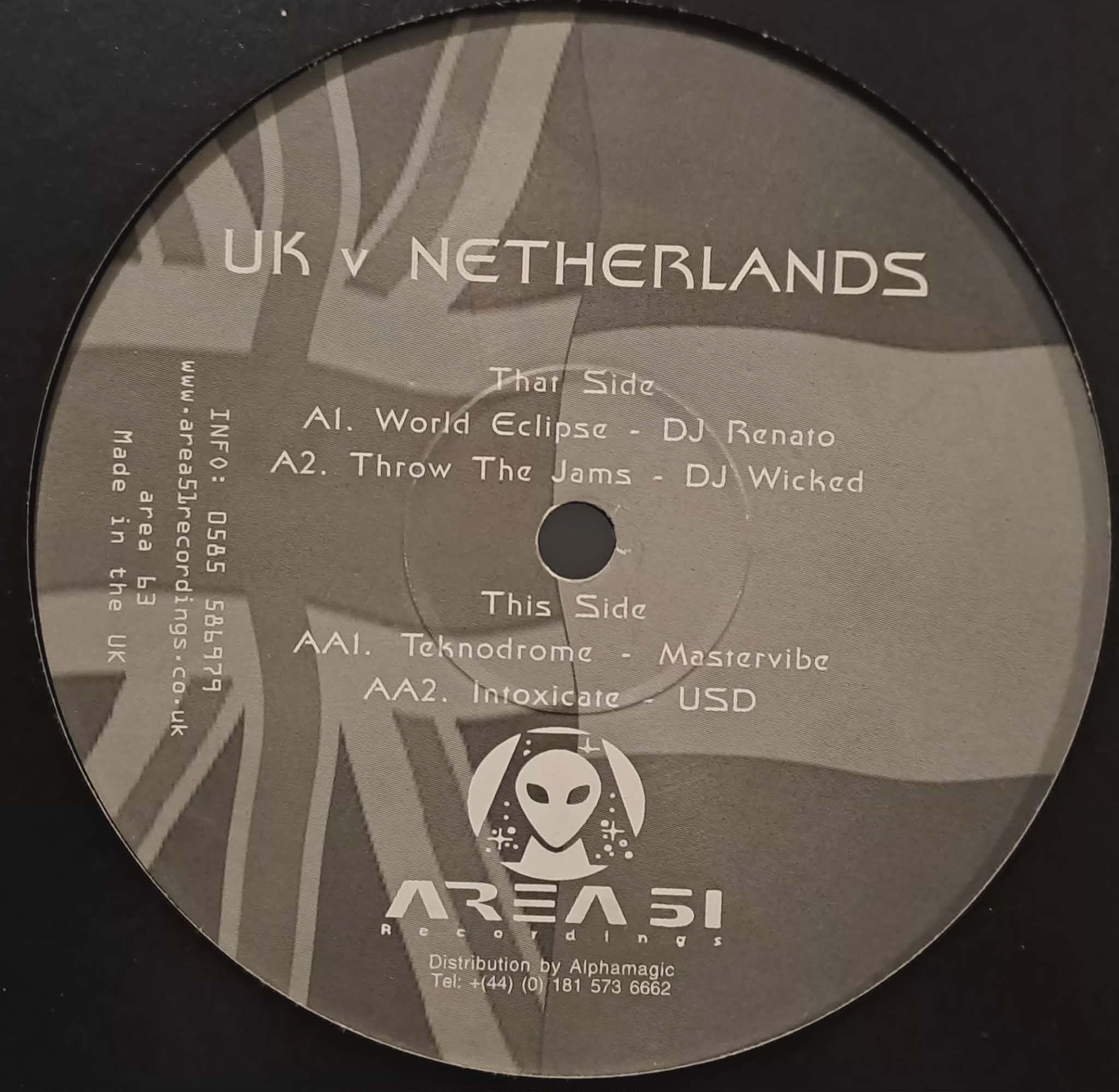 Area 51 Recordings 63 - vinyle gabber
