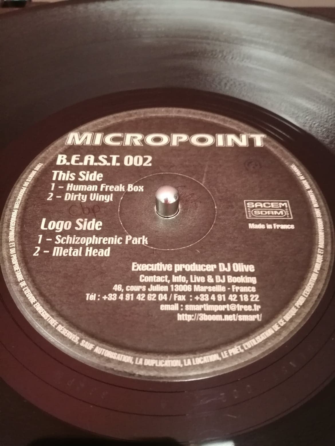 B.E.A.S.T 02 - vinyle hardcore