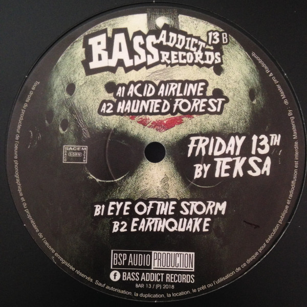 Bass Addict 013 - vinyle freetekno