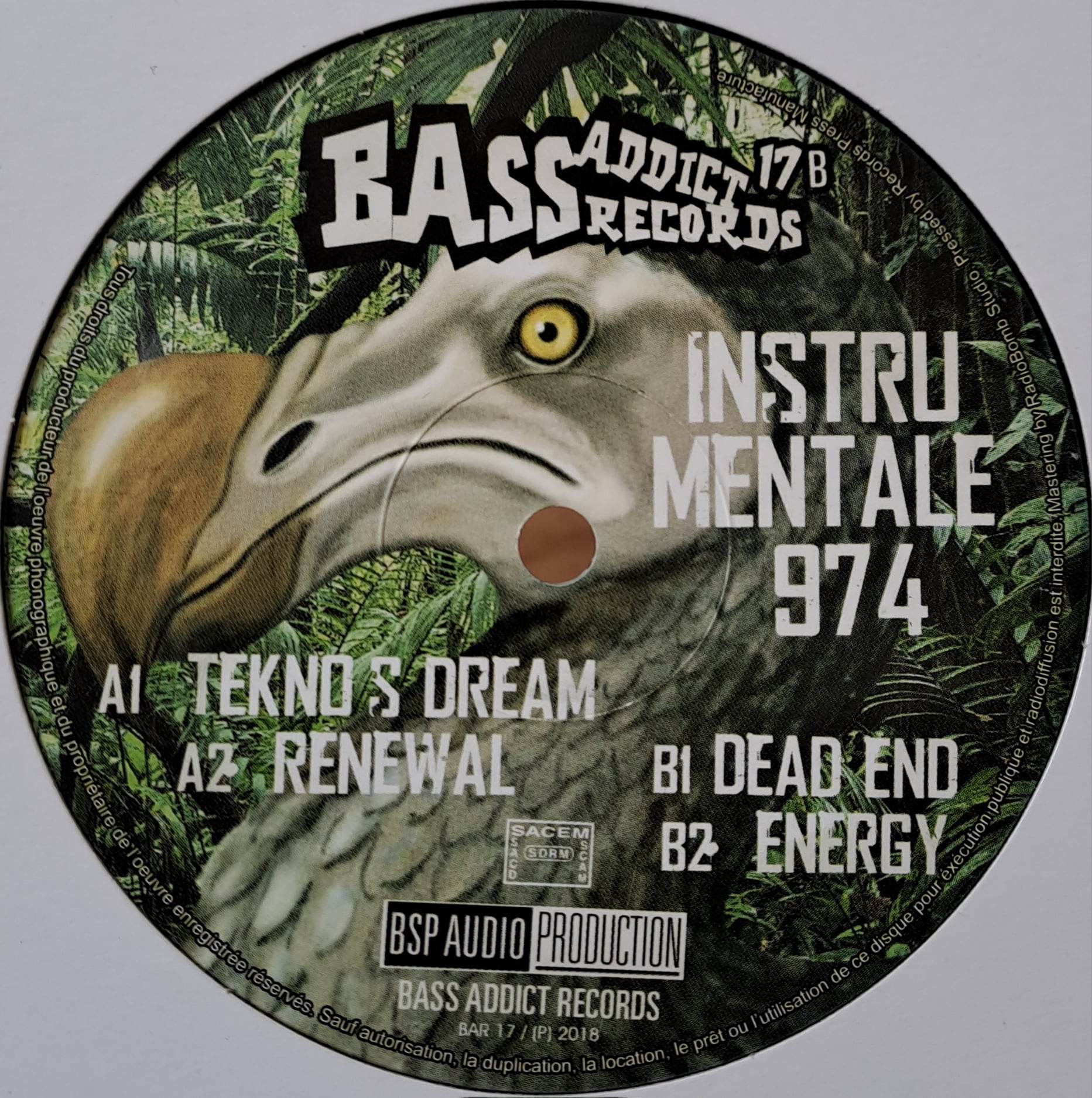 Bass Addict 017 - vinyle acid