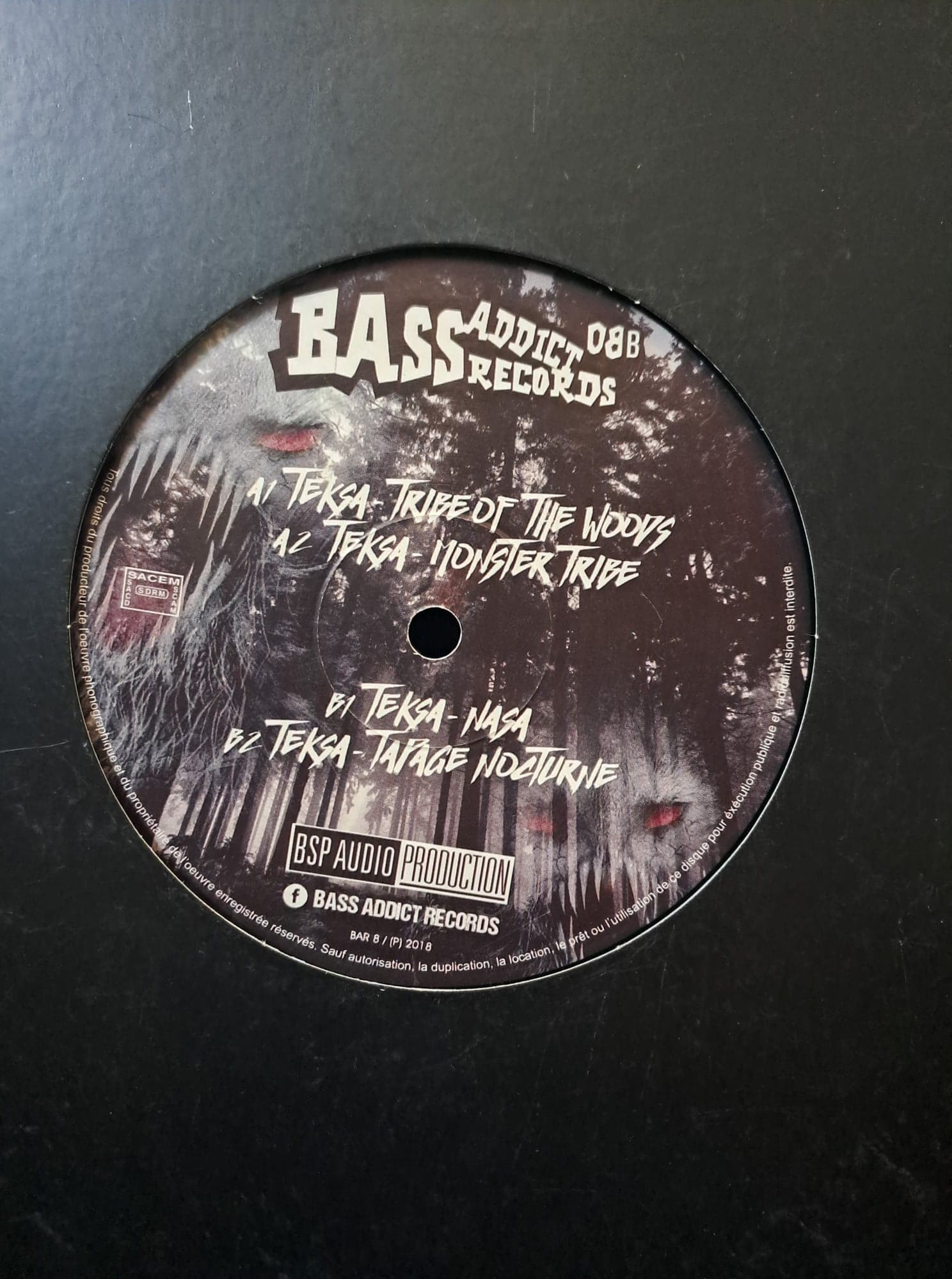 Bass Addict 08 - vinyle freetekno