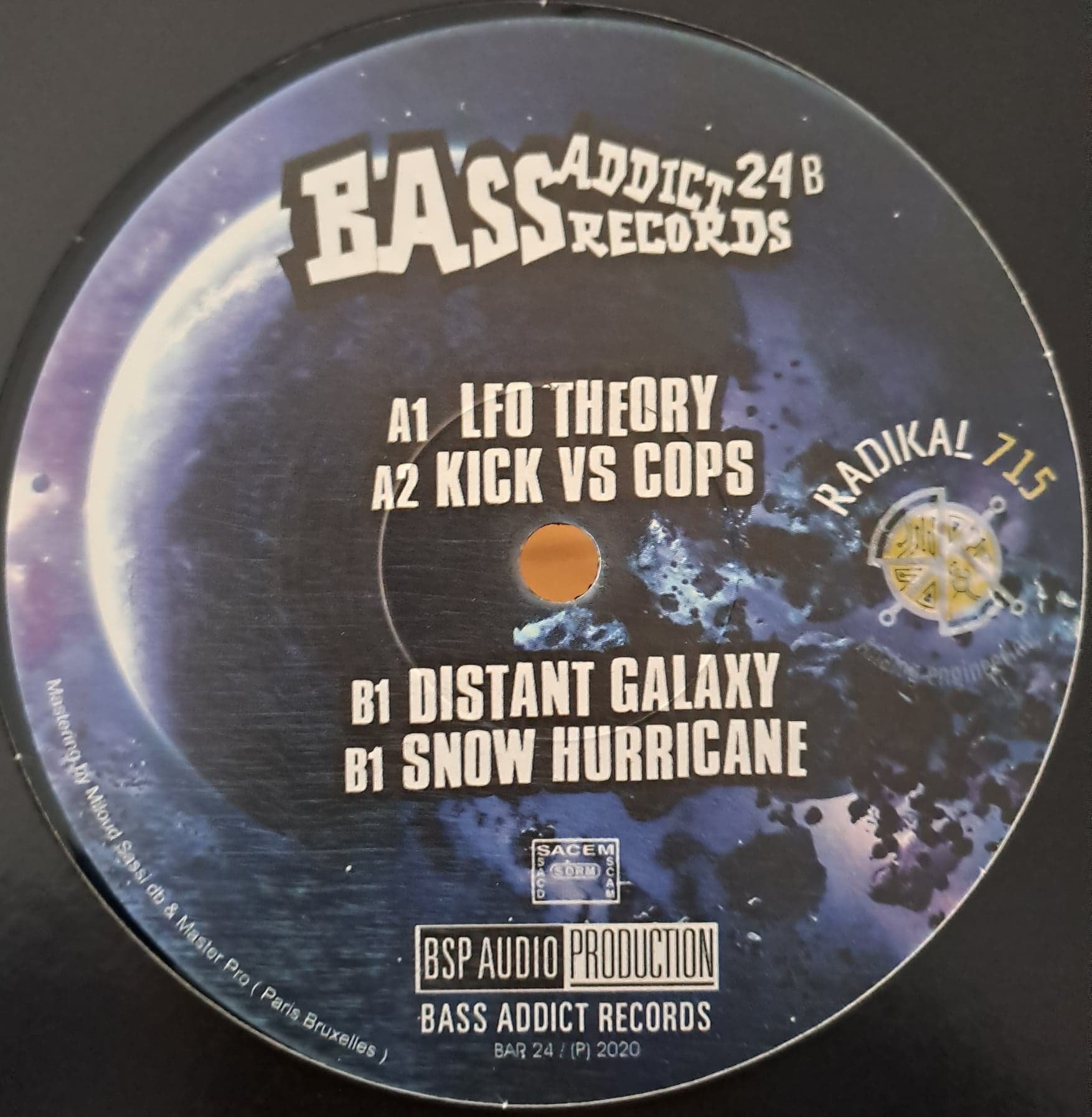 Bass Addict 24 - vinyle freetekno