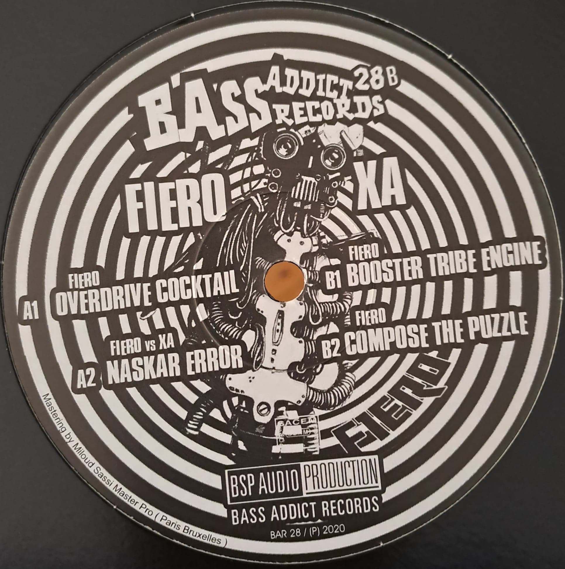 Bass Addict 28 (toute dernière copie en stock) - vinyle freetekno