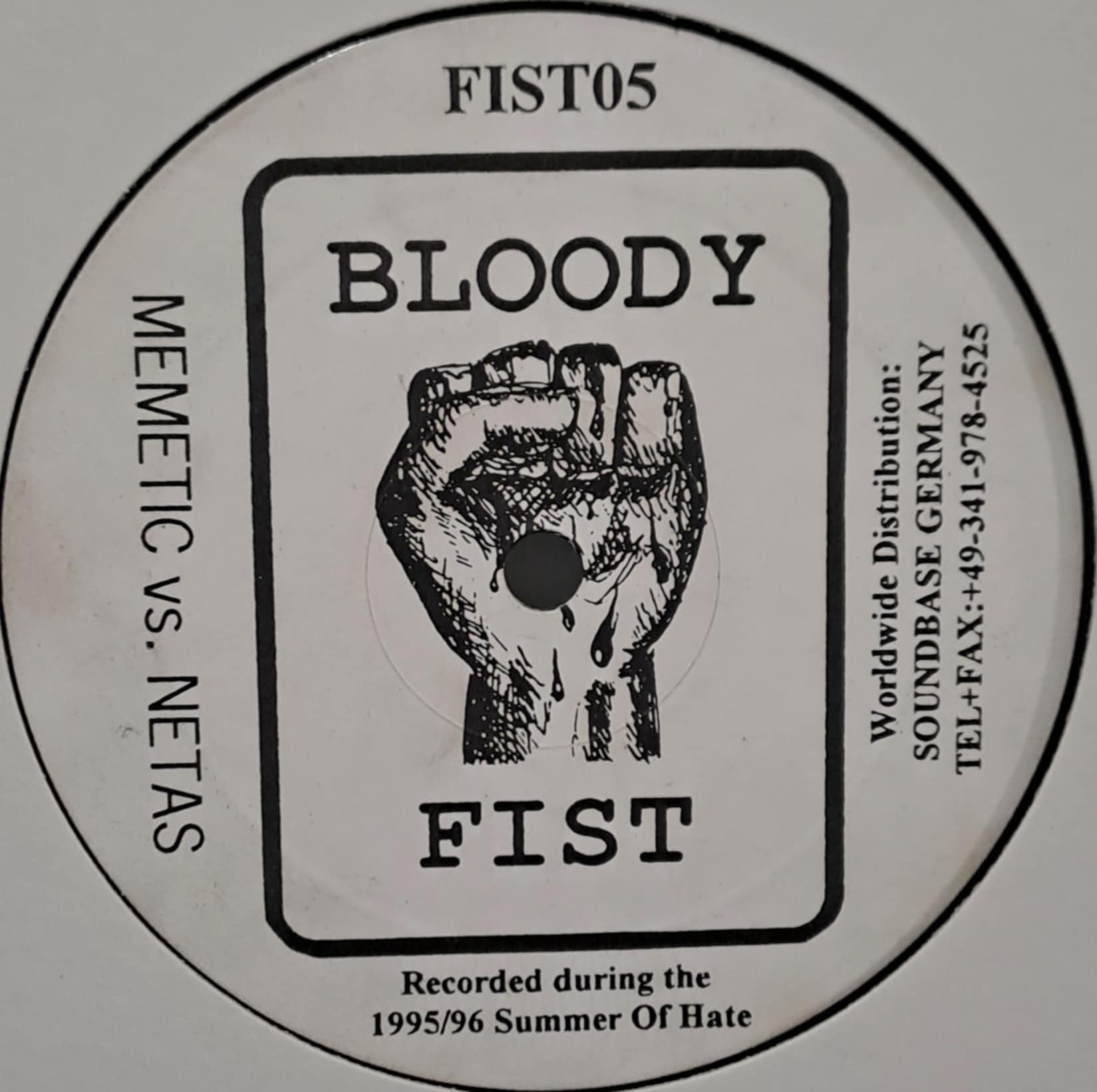 Bloody Fist Records 05 - vinyle breakcore