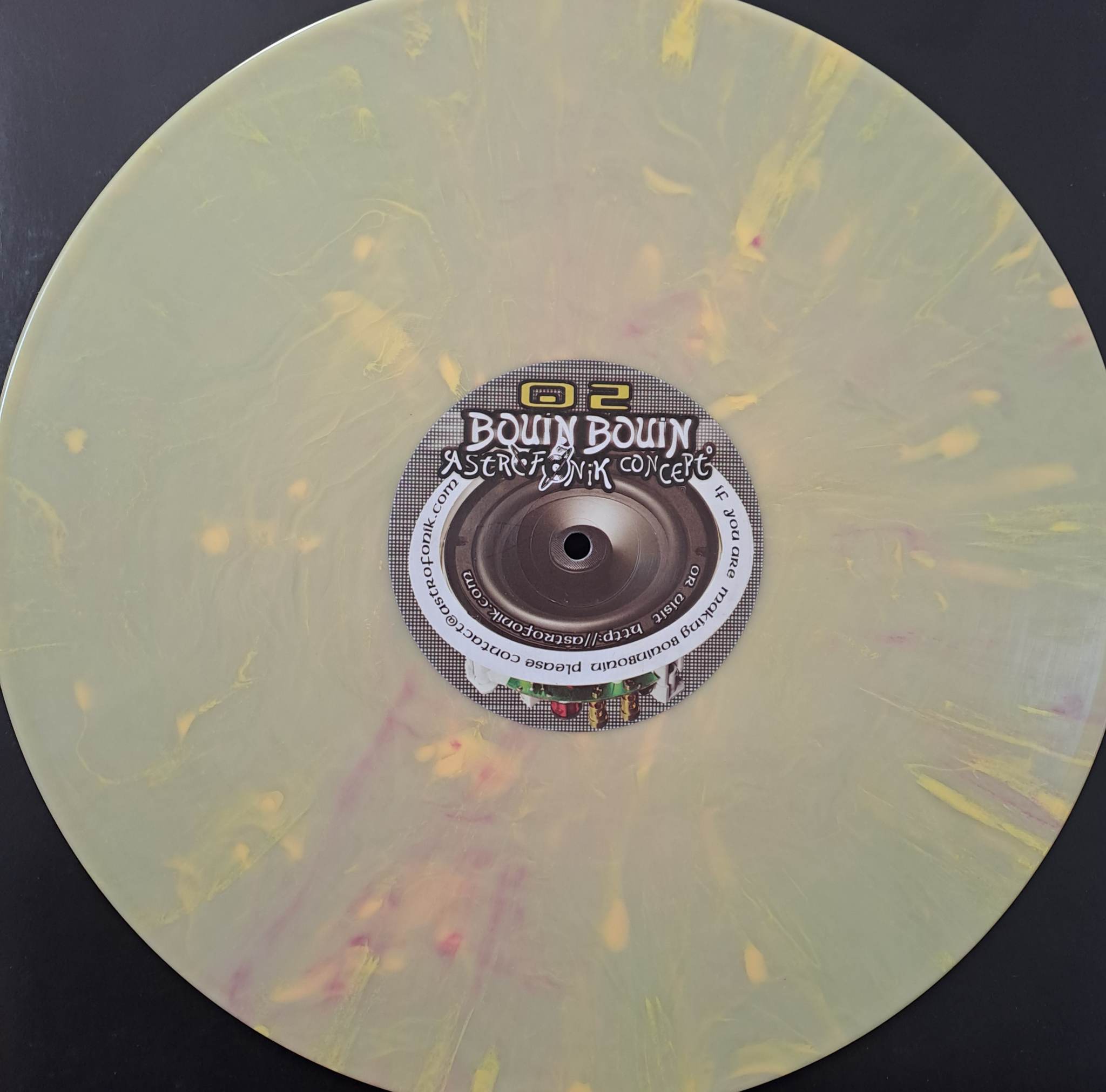 Bouin Bouin 02 (Marbré jaune) - vinyle freetekno