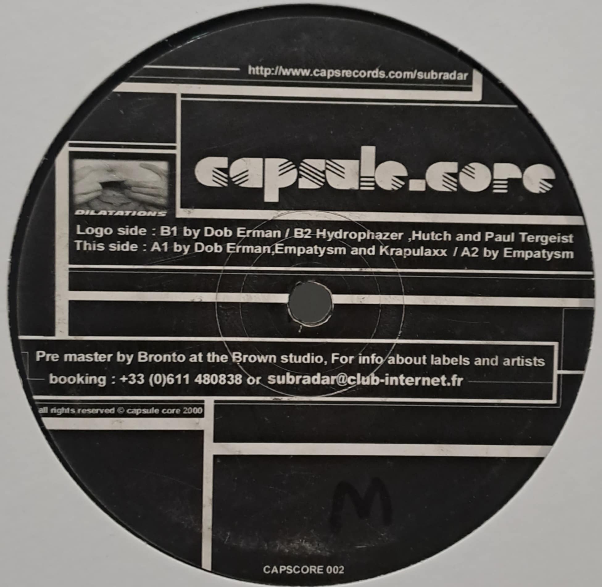 Capsule Core 02 (original) - vinyle hardcore