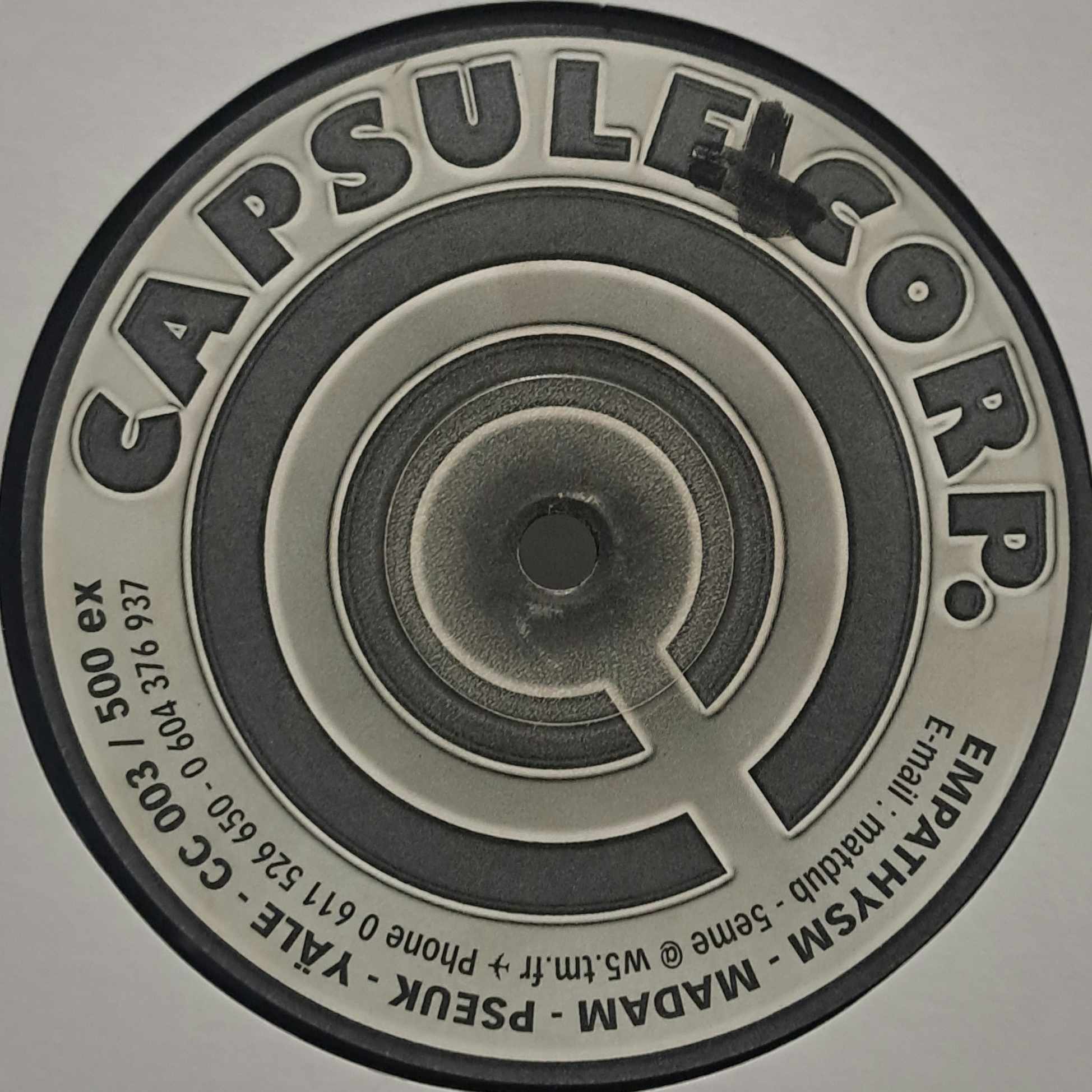 Capsule Corp 03 - vinyle freetekno