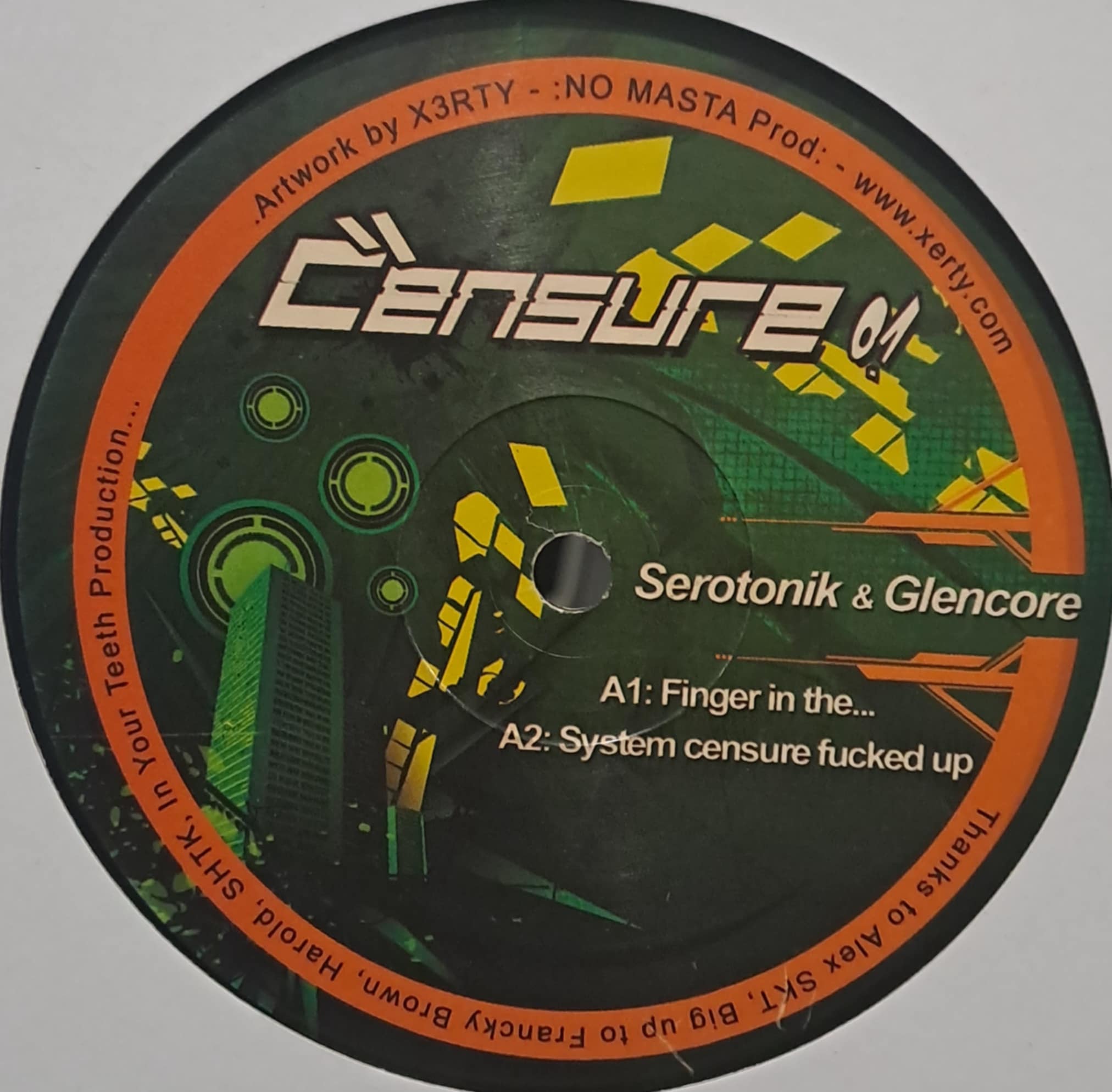 Censure 01 - vinyle freetekno