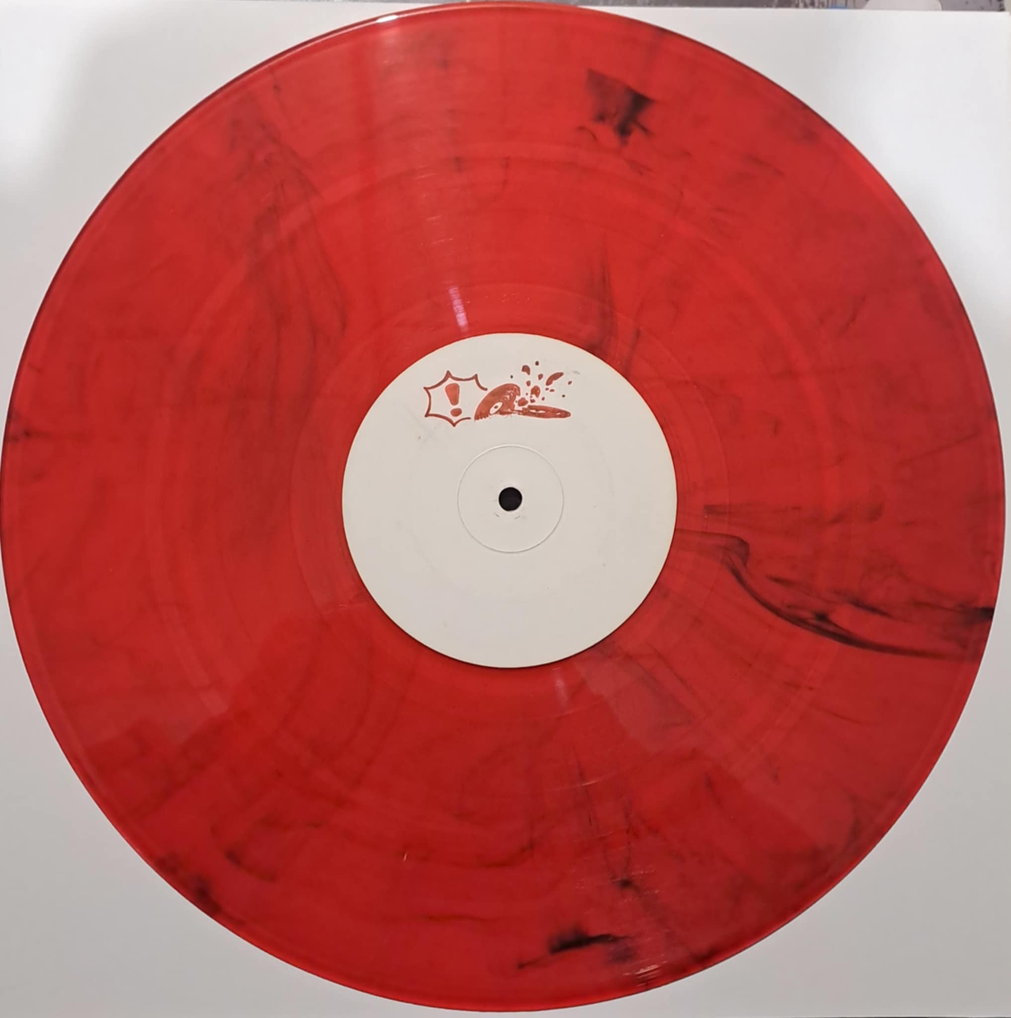 Critical Hit Records 120db (Rouge Transparent Marbré) - vinyle doomcore