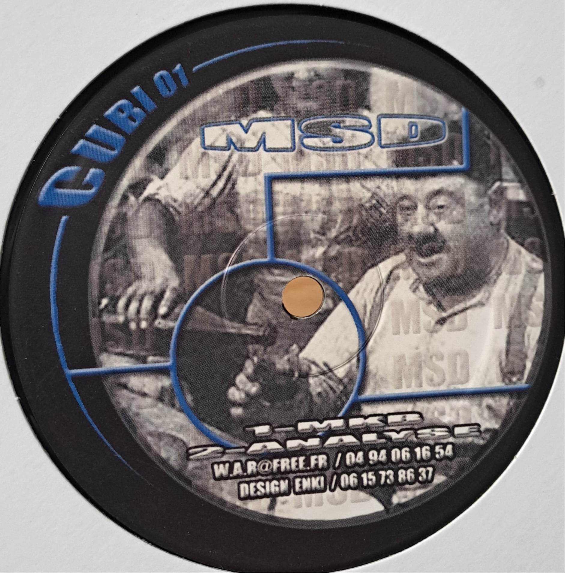 Cubi 001 - vinyle freetekno