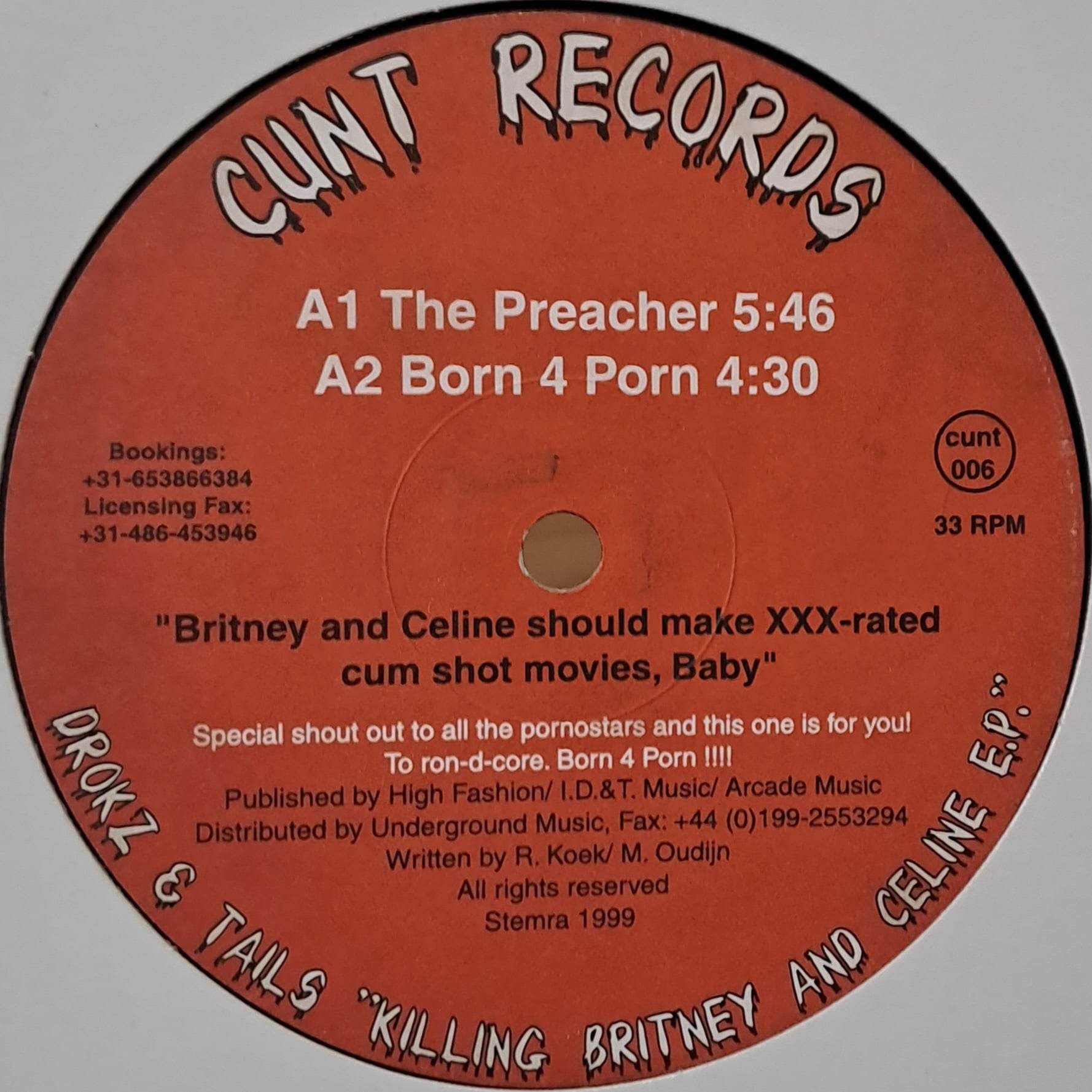 Cunt Records 06 - vinyle hardcore