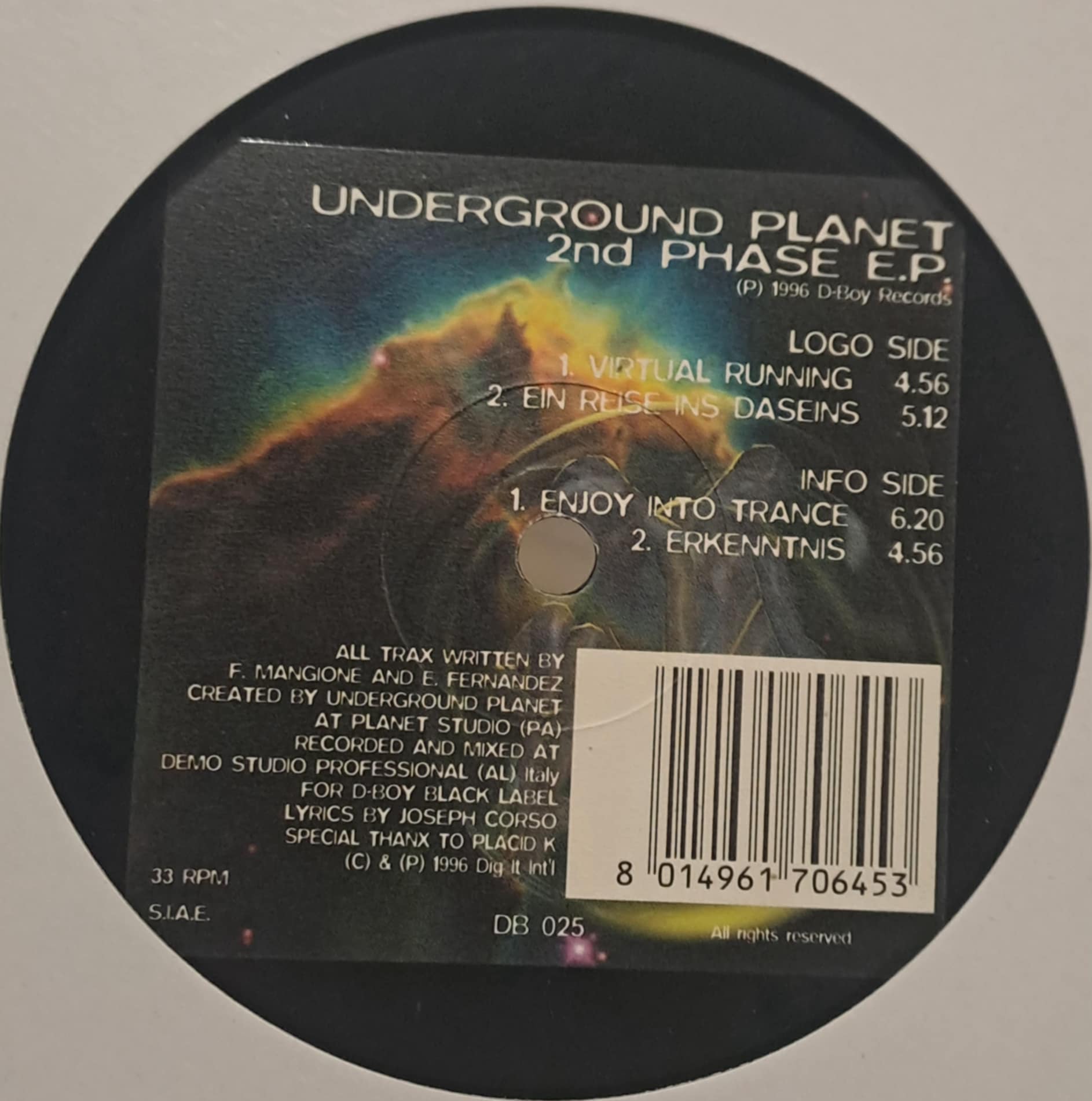 D-Boy Black Label 025 - vinyle gabber