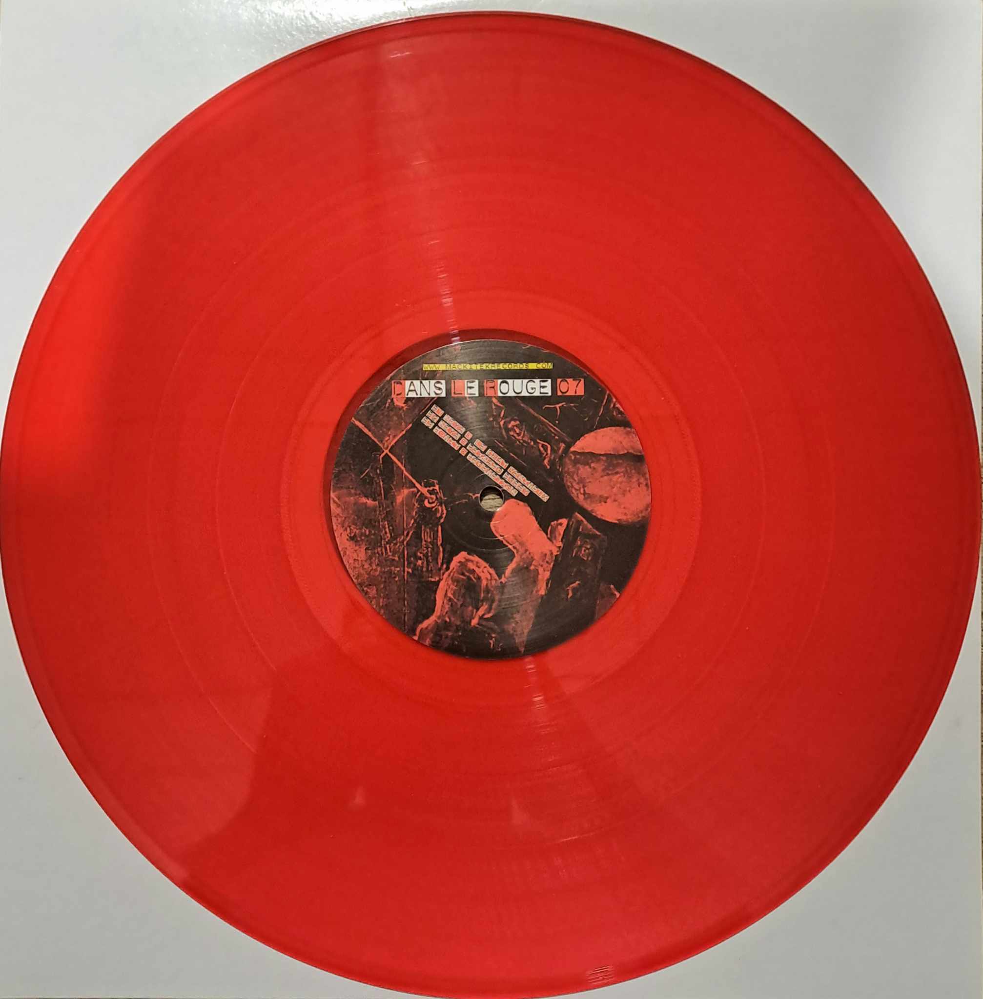 Dans Le Rouge 07 - vinyle breakcore