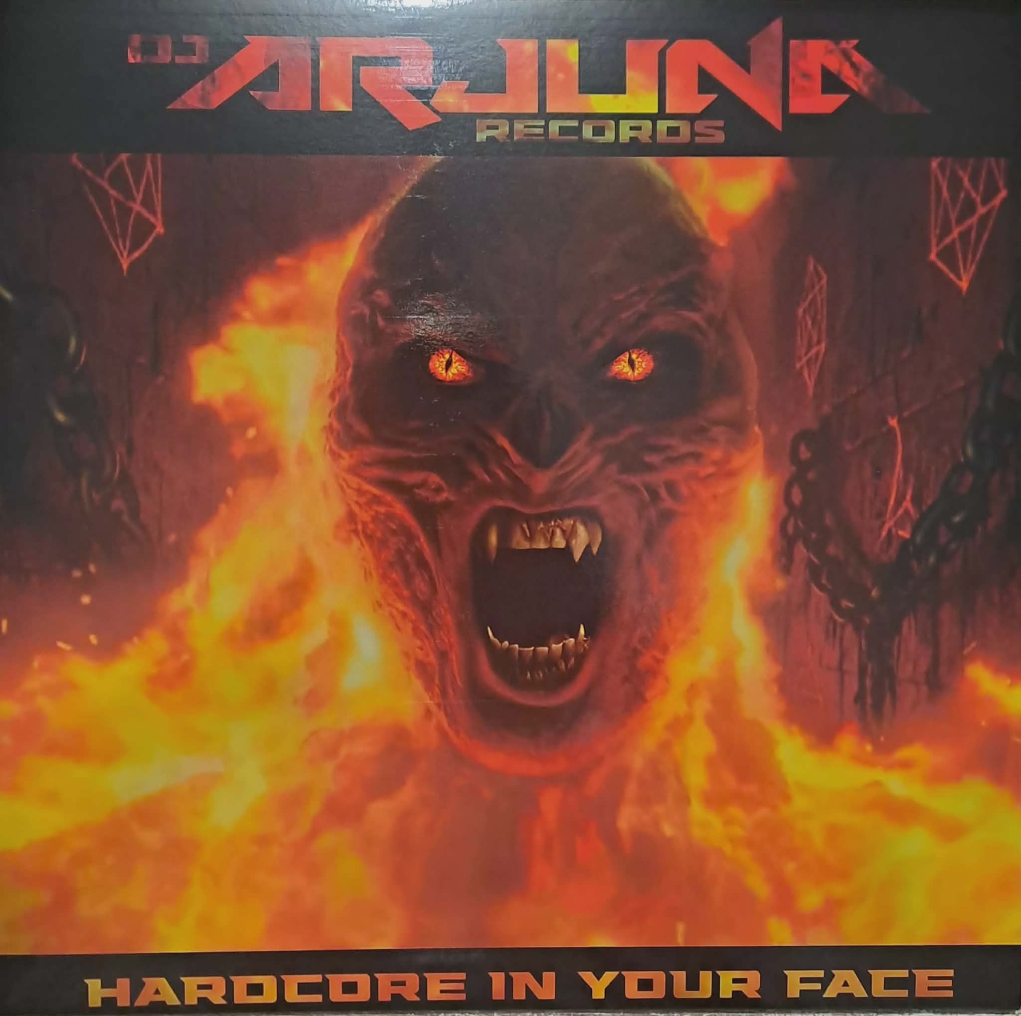 DJ Arjuna Records 01 - vinyle gabber