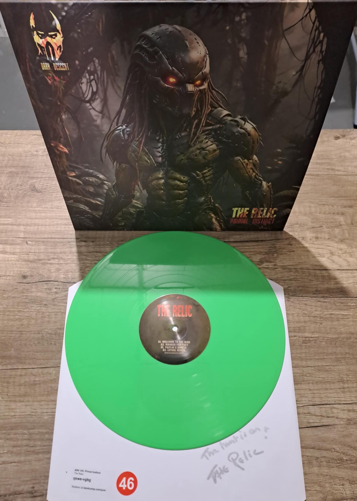 Dark. Descent. AR 008 (Limited 100 copies) - vinyle gabber