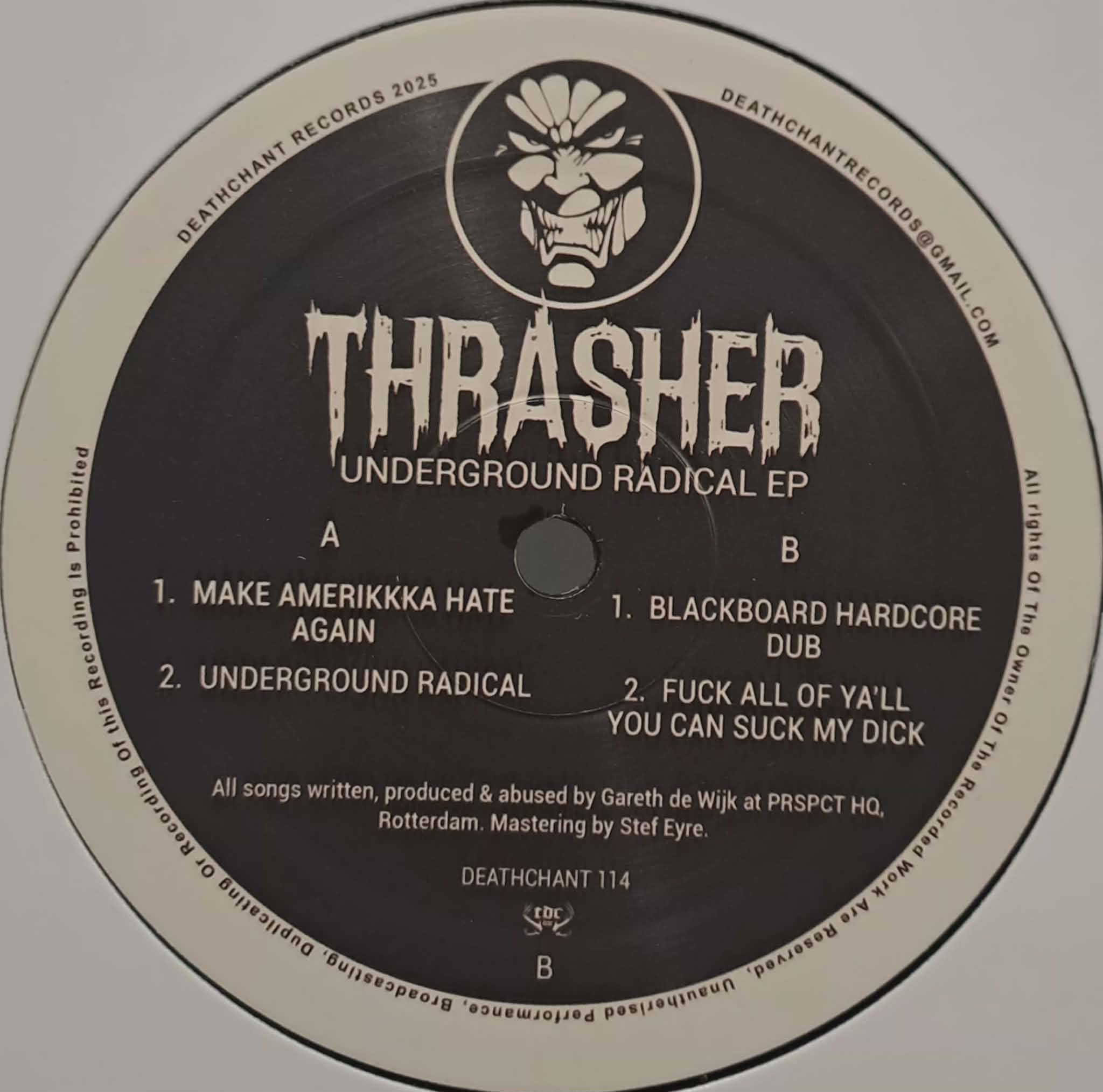 Deathchant 114 - vinyle hardcore