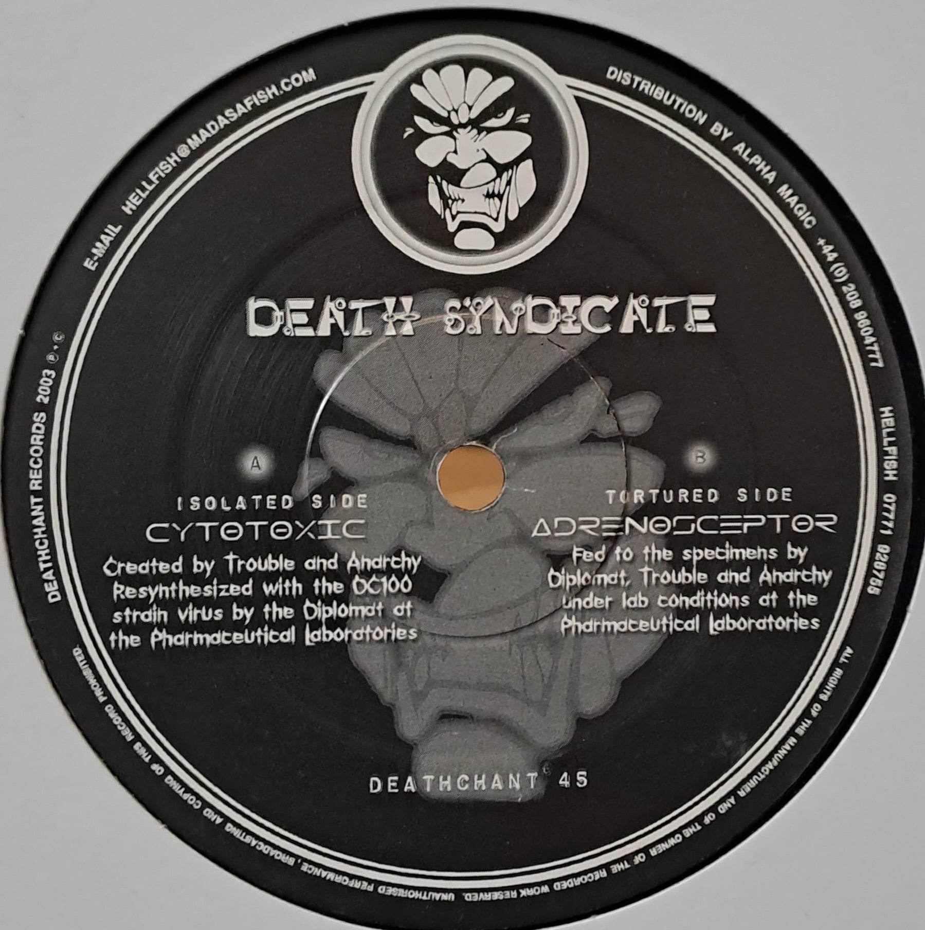 Deathchant 45 - vinyle hardcore
