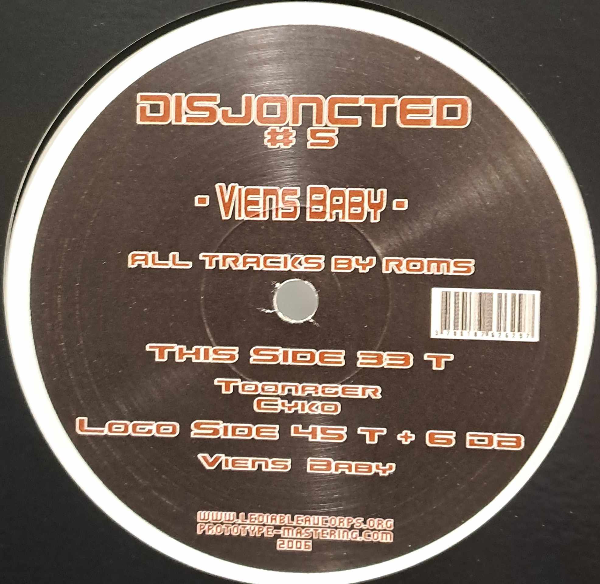 Disjoncted 05 (toute dernière copie en stock) - vinyle freetekno