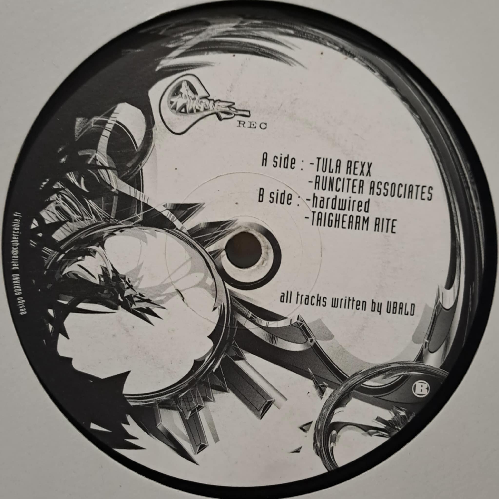 Dragone 001 - vinyle hard techno