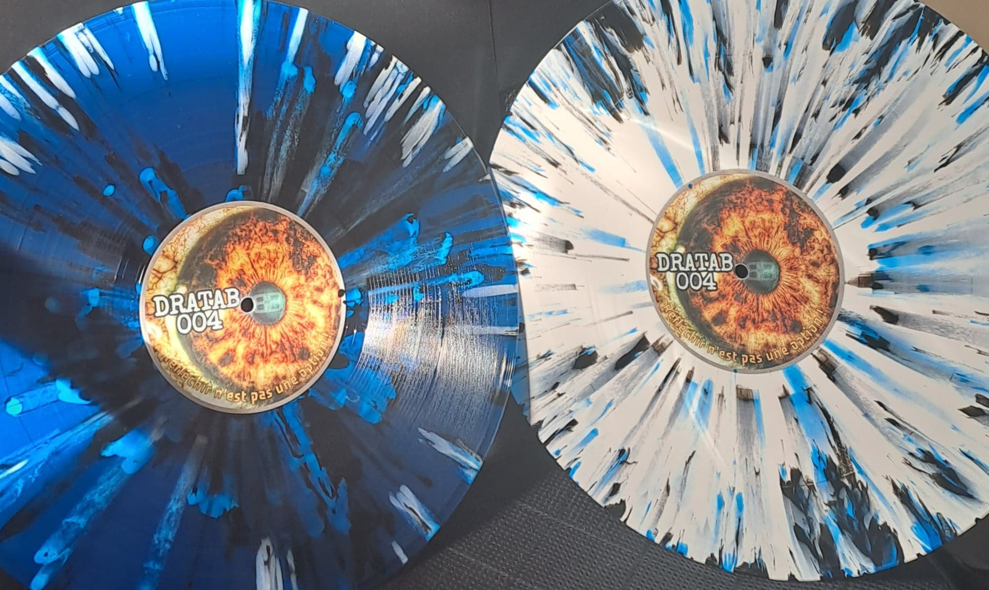 Dratab 004 (splatter) (toute dernière copie en stock) - vinyle freetekno