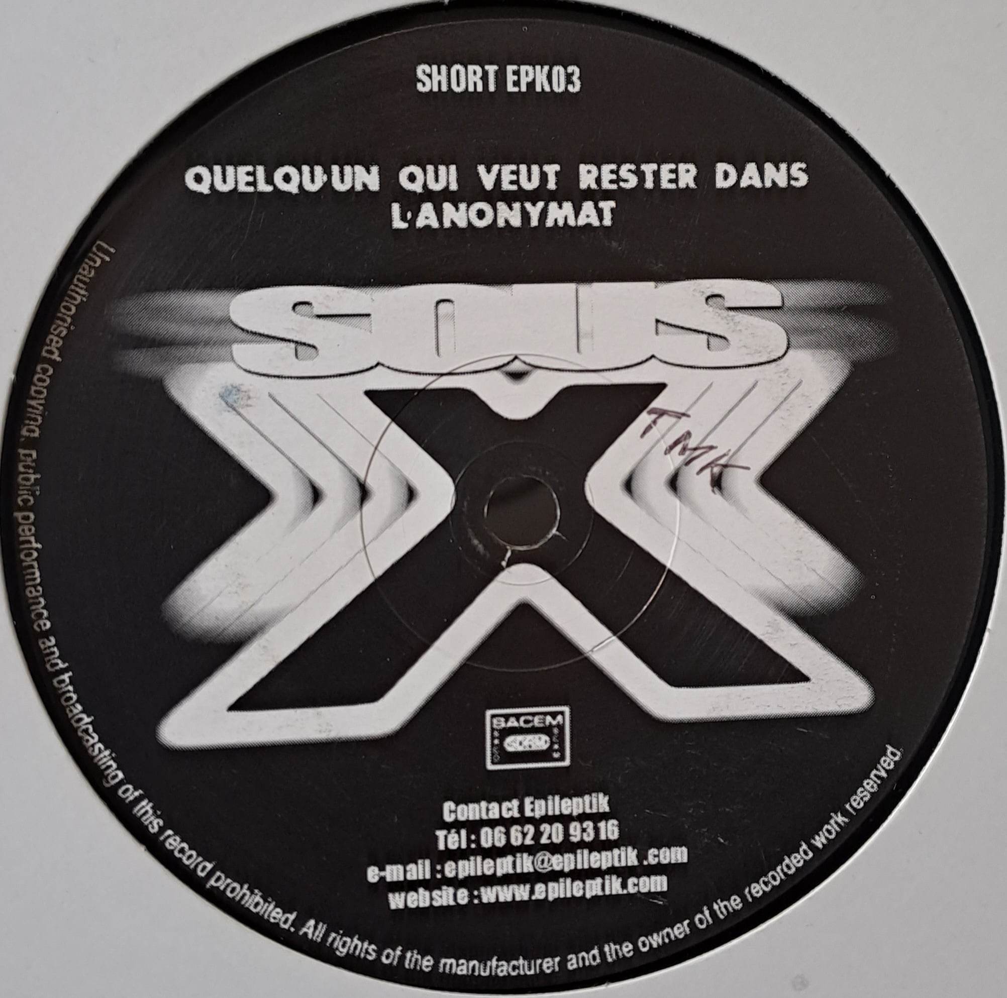 Epileptik Short 03 - vinyle hardcore