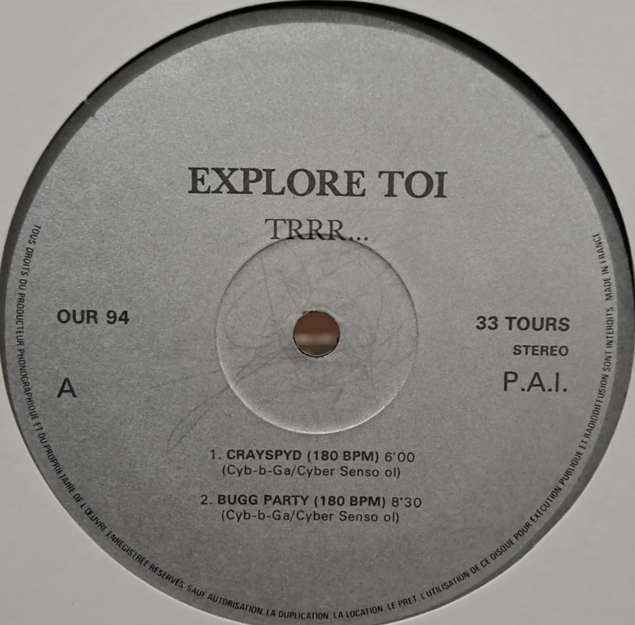 Explore Toi 01 - vinyle hardcore