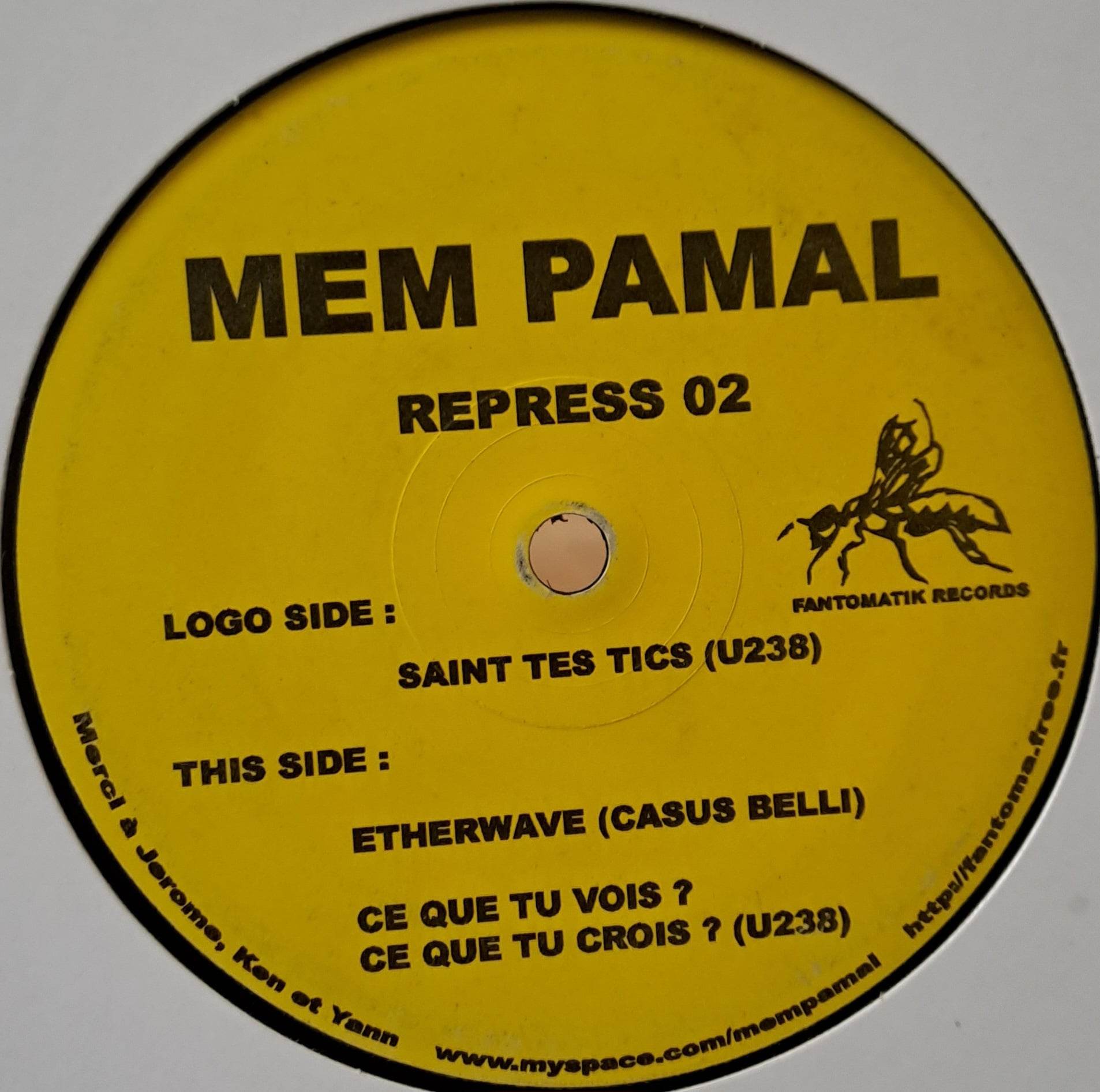 Fantomatik 02 RP - vinyle freetekno
