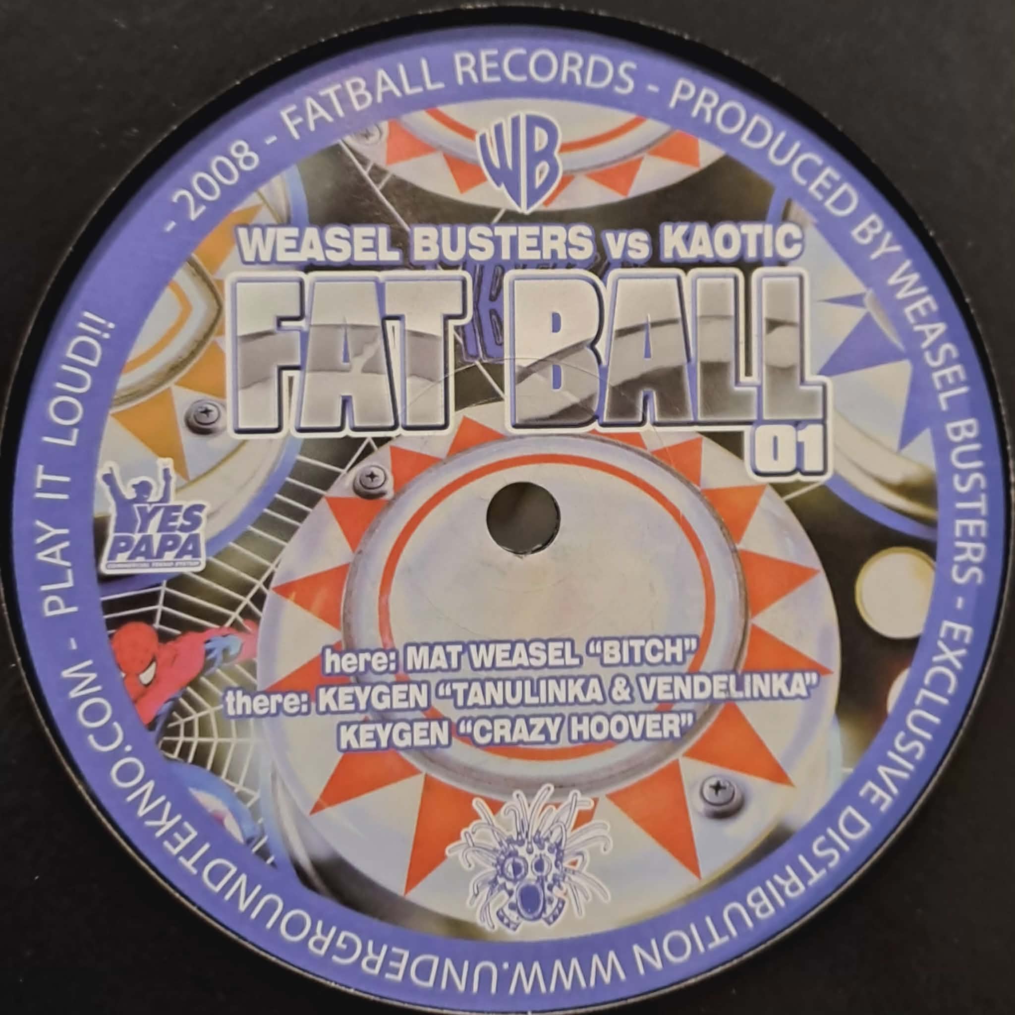 Fat Ball 01 - vinyle freetekno