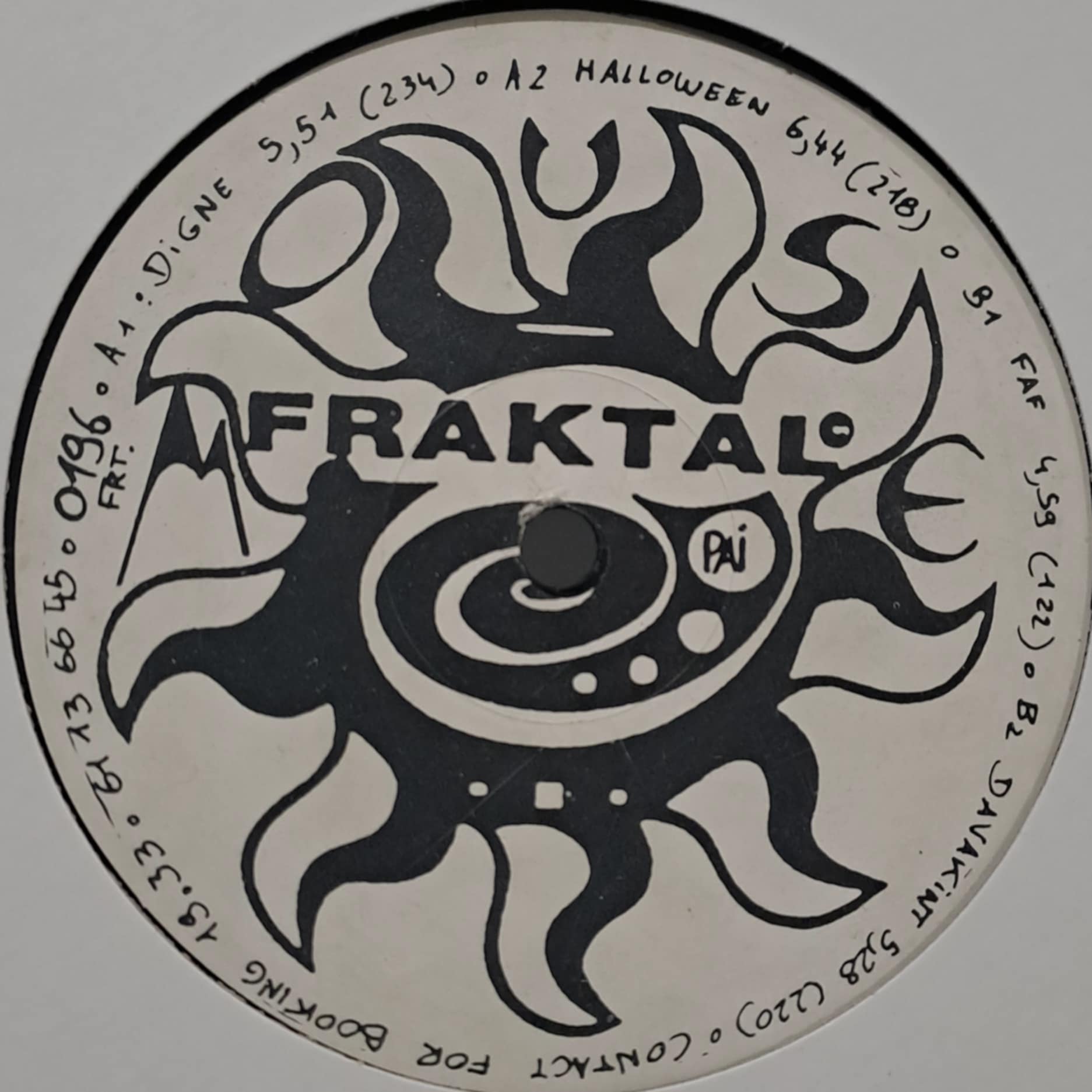 Fraktal 0196 - vinyle hardcore