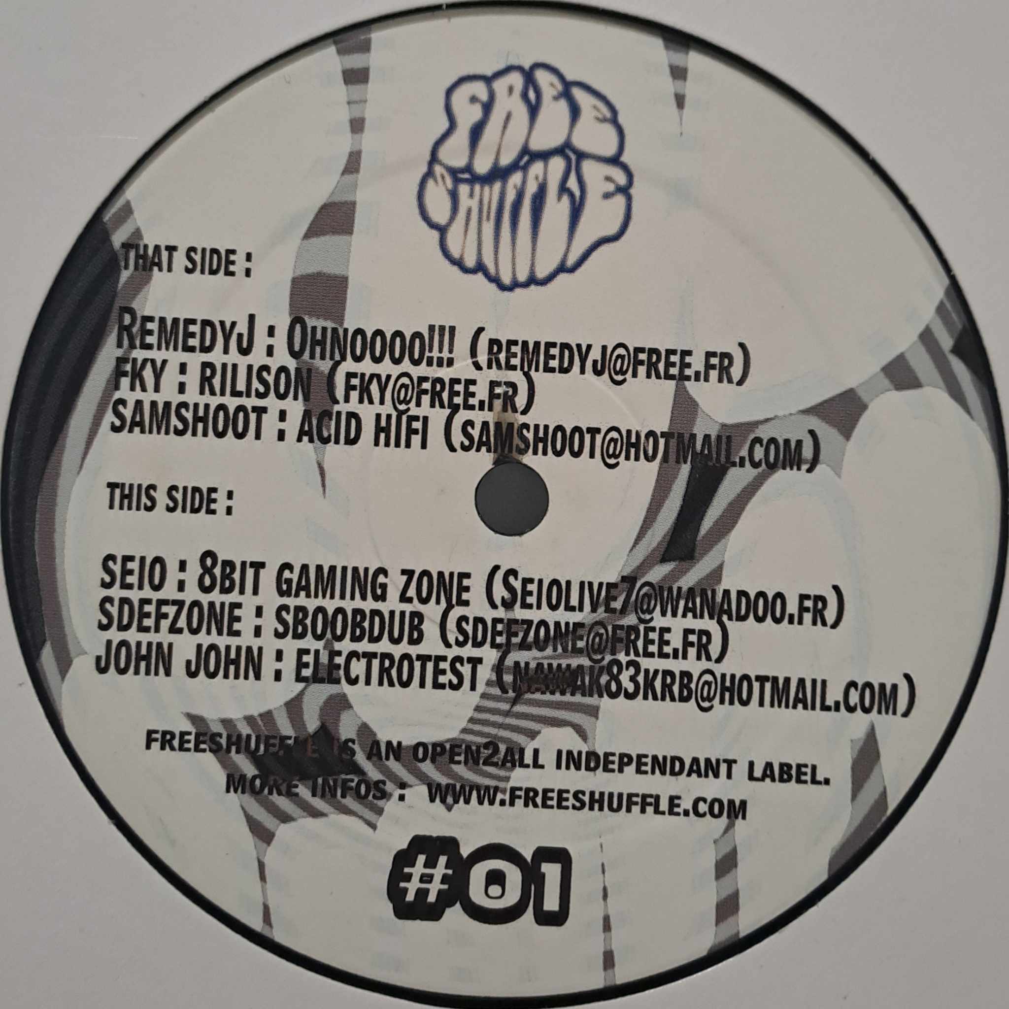 Free Shuffle 01 - vinyle Dub