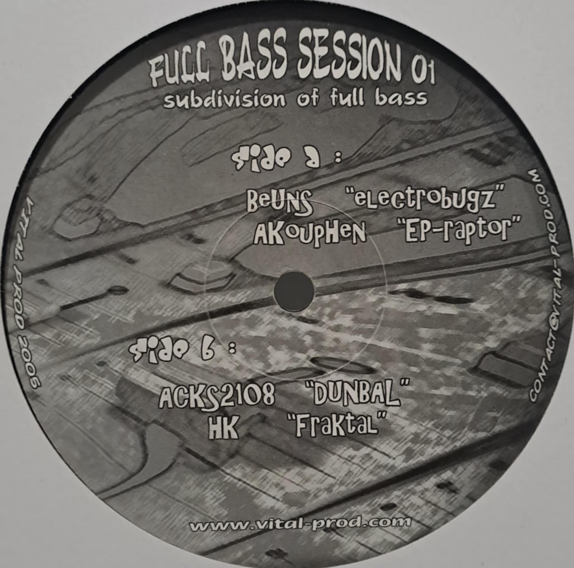 Full Bass Session 01 - vinyle hard techno