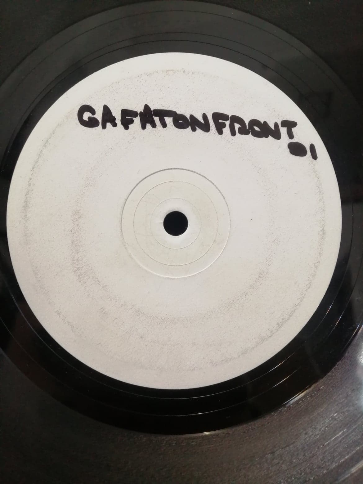 Gafatonfron 01 (White Label) - vinyle freetekno