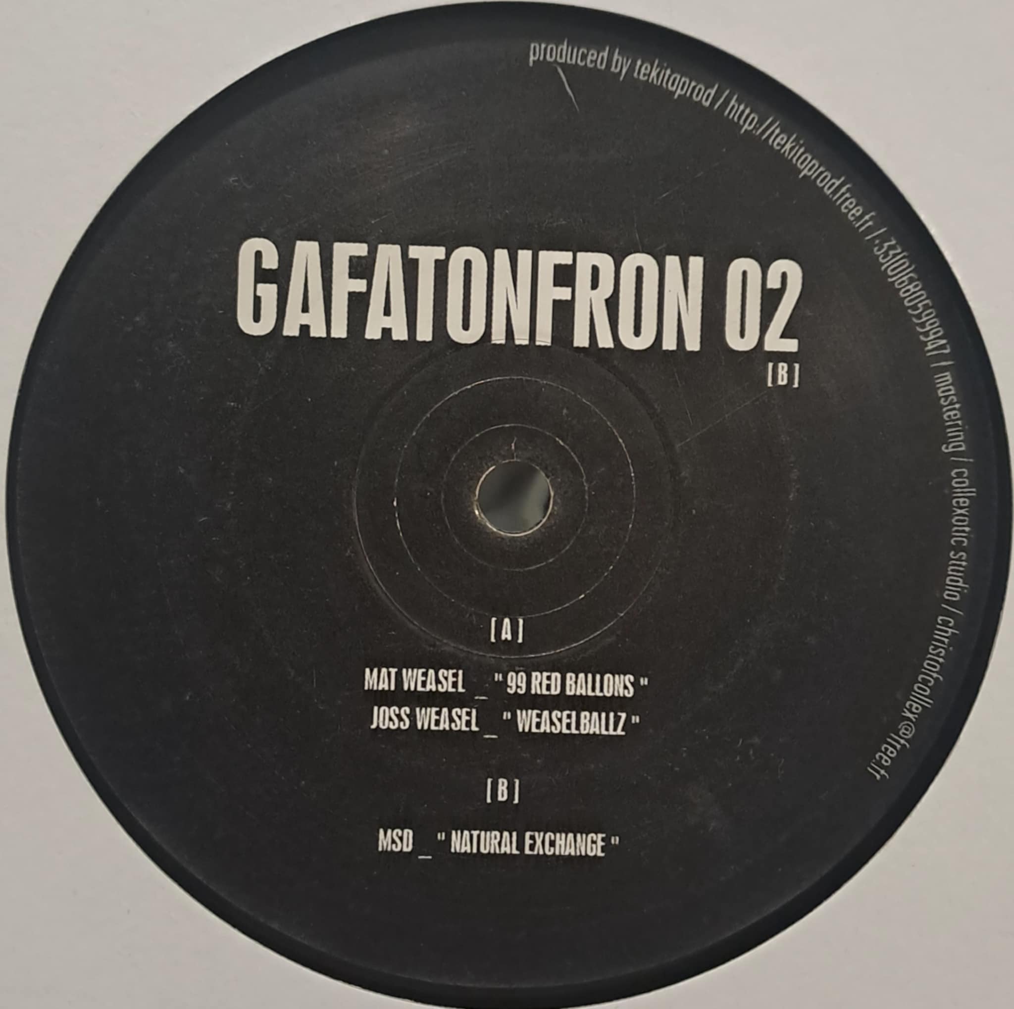 Gafatonfron 02 - vinyle freetekno