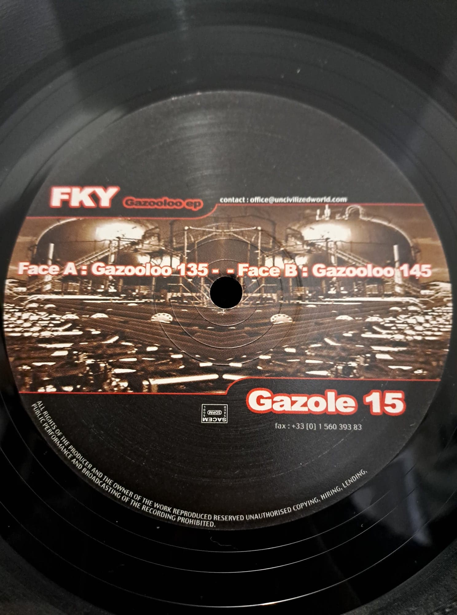 Gazole 15 - vinyle freetekno