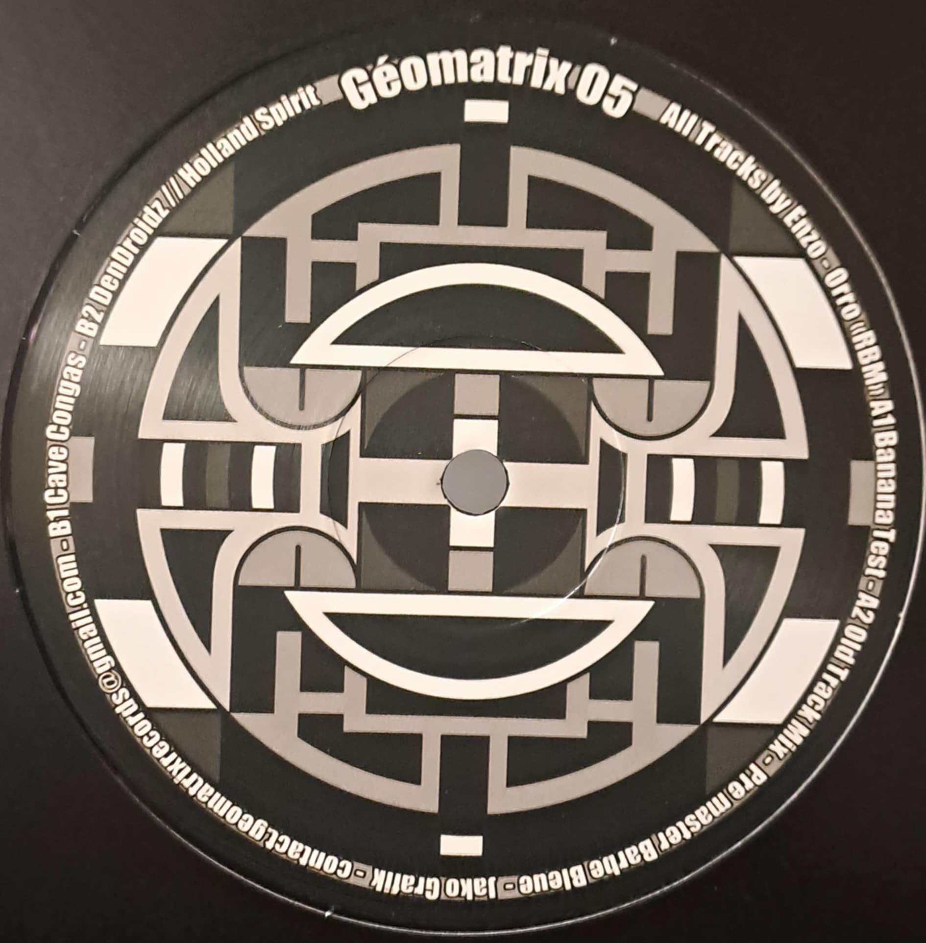 Géomatrix 05 RP - vinyle freetekno