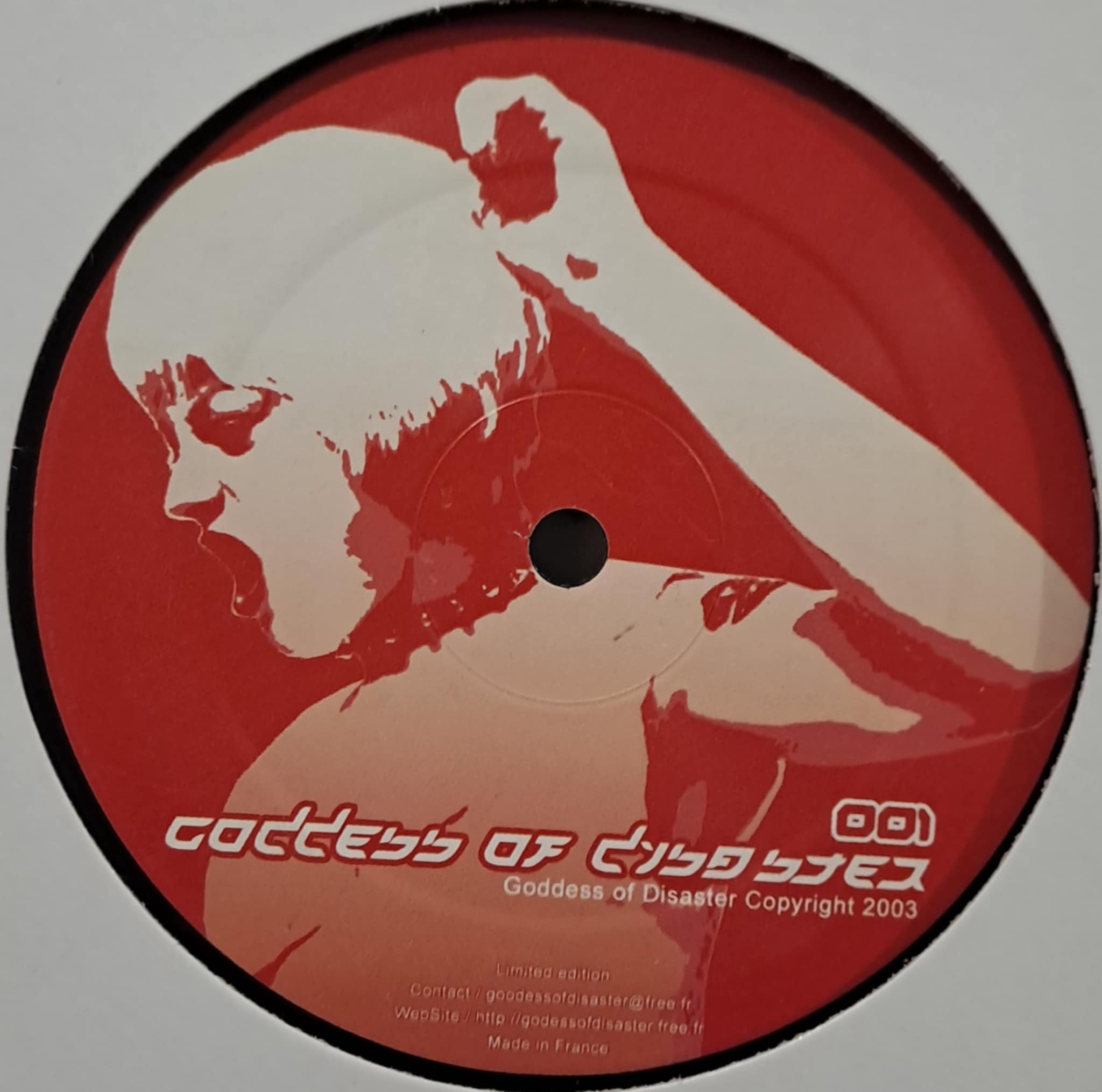 Goddess Of Disaster 001 - vinyle hardcore