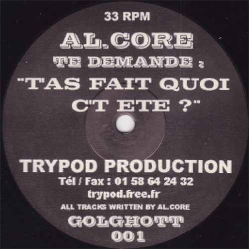 Golghott 001 - vinyle hardcore