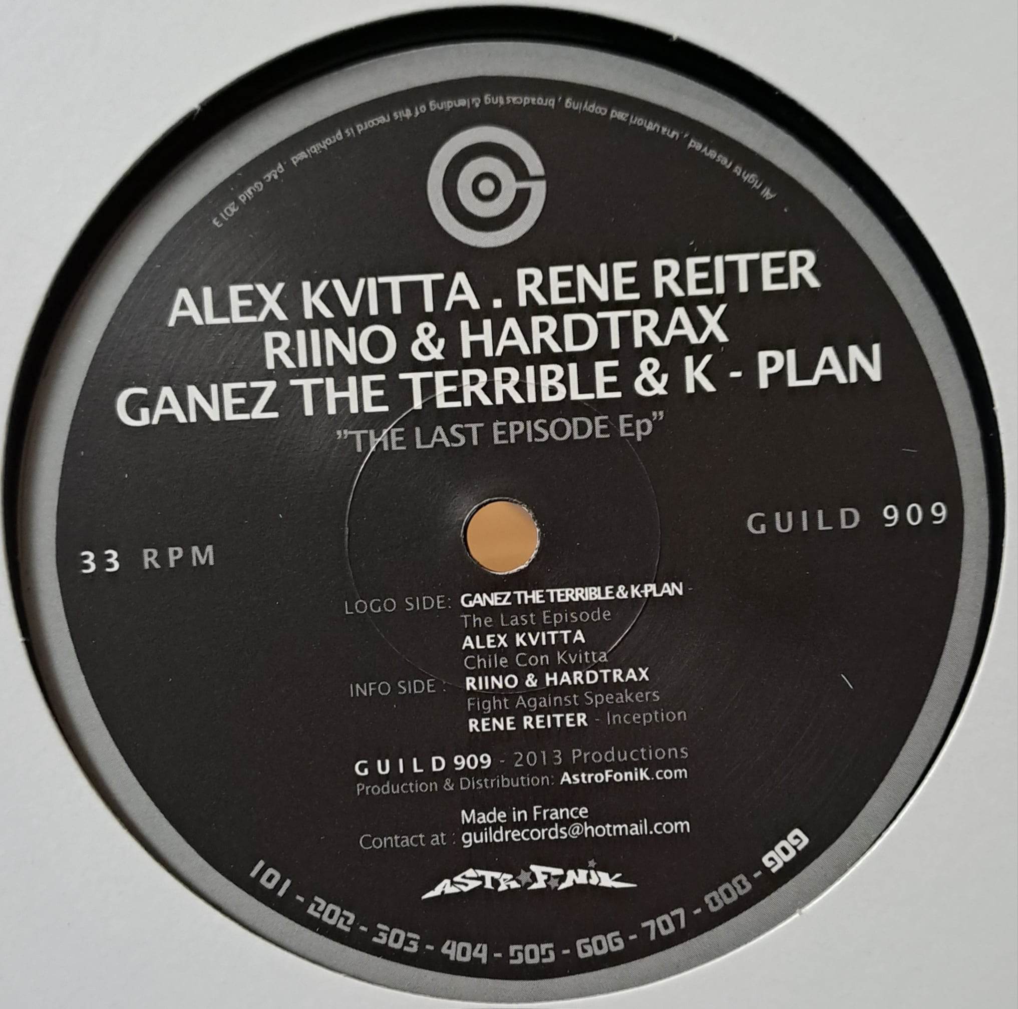 Guild 909 - vinyle hard techno