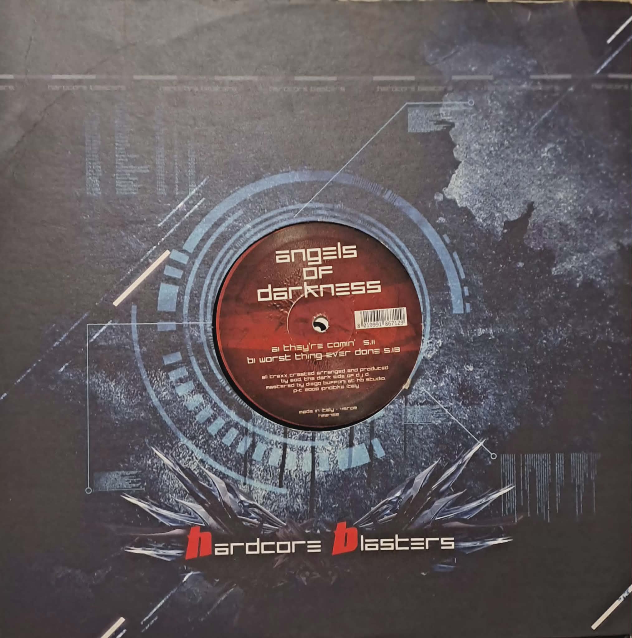 Hardcore Blasters 2762 - vinyle gabber