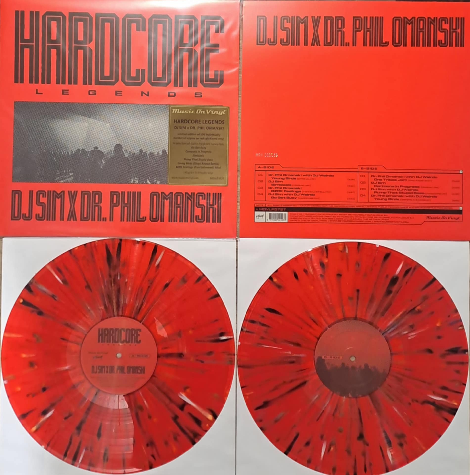 Hardcore Legends (MOVLP3727) (Splatter) - vinyle gabber